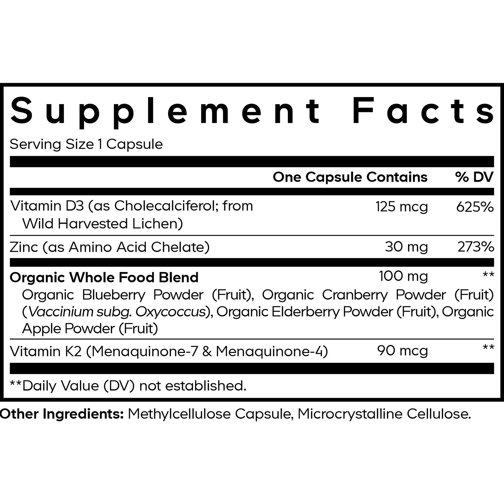 Amen Vitamin D, K2 & Zinc Capsules - Image 16