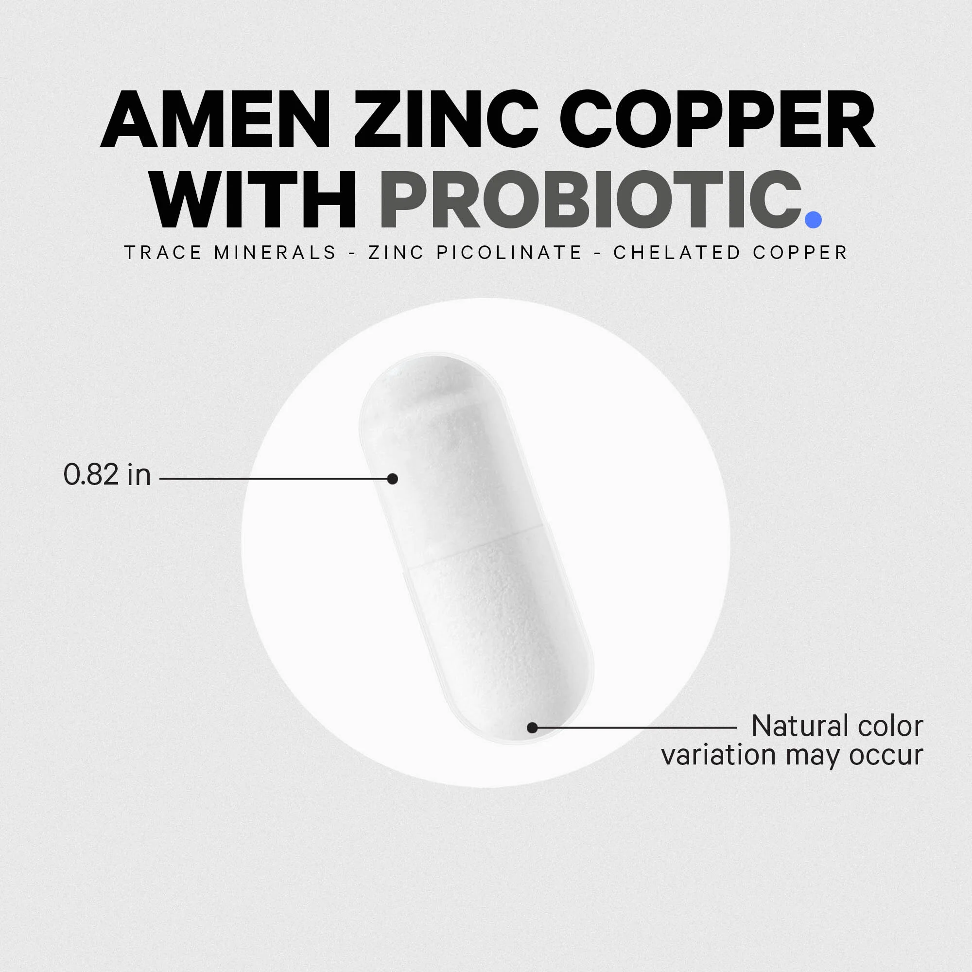 Amen Zinc Copper with Probiotics - Image 4
