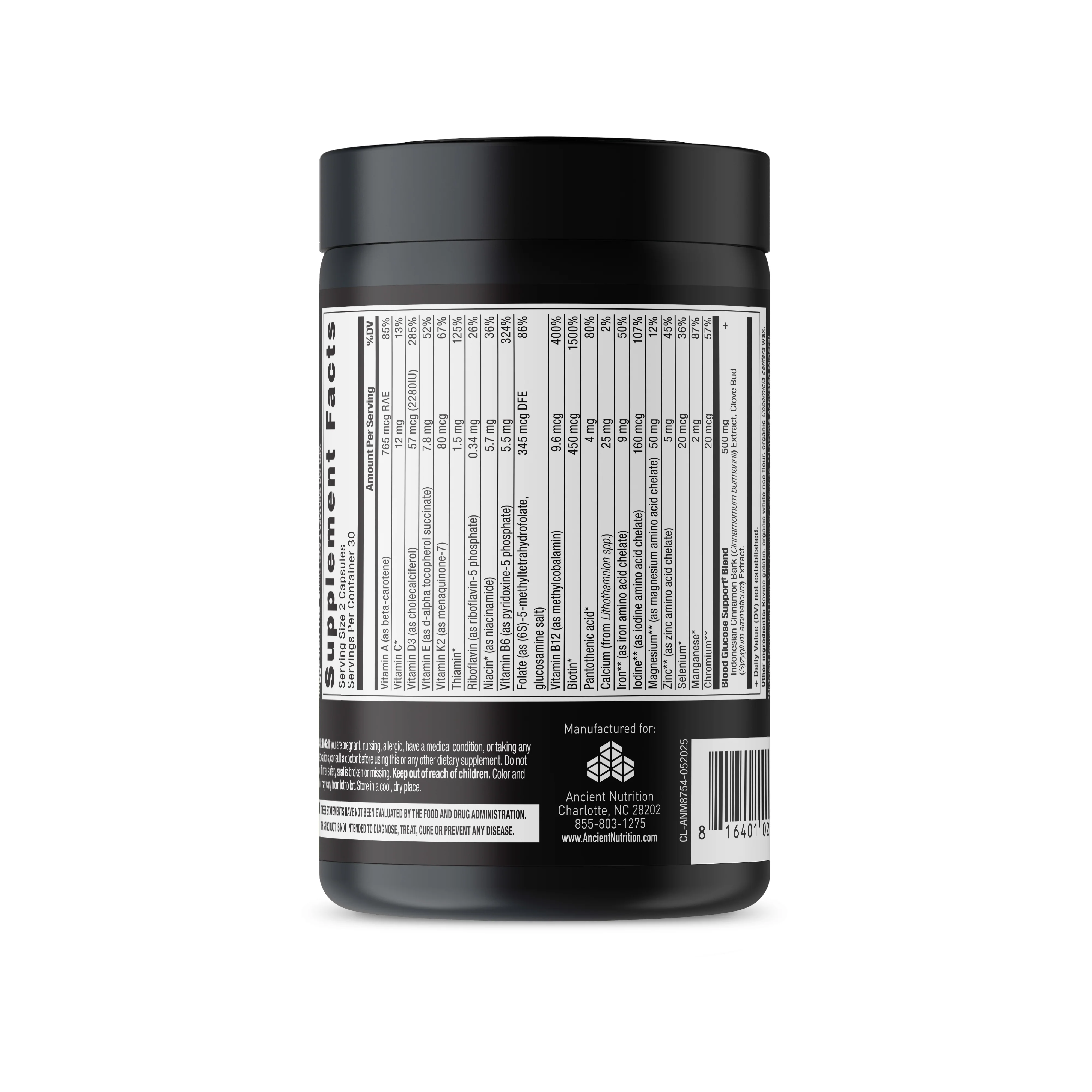 Ancient Multi Blood Sugar Support Capsules - Image 3