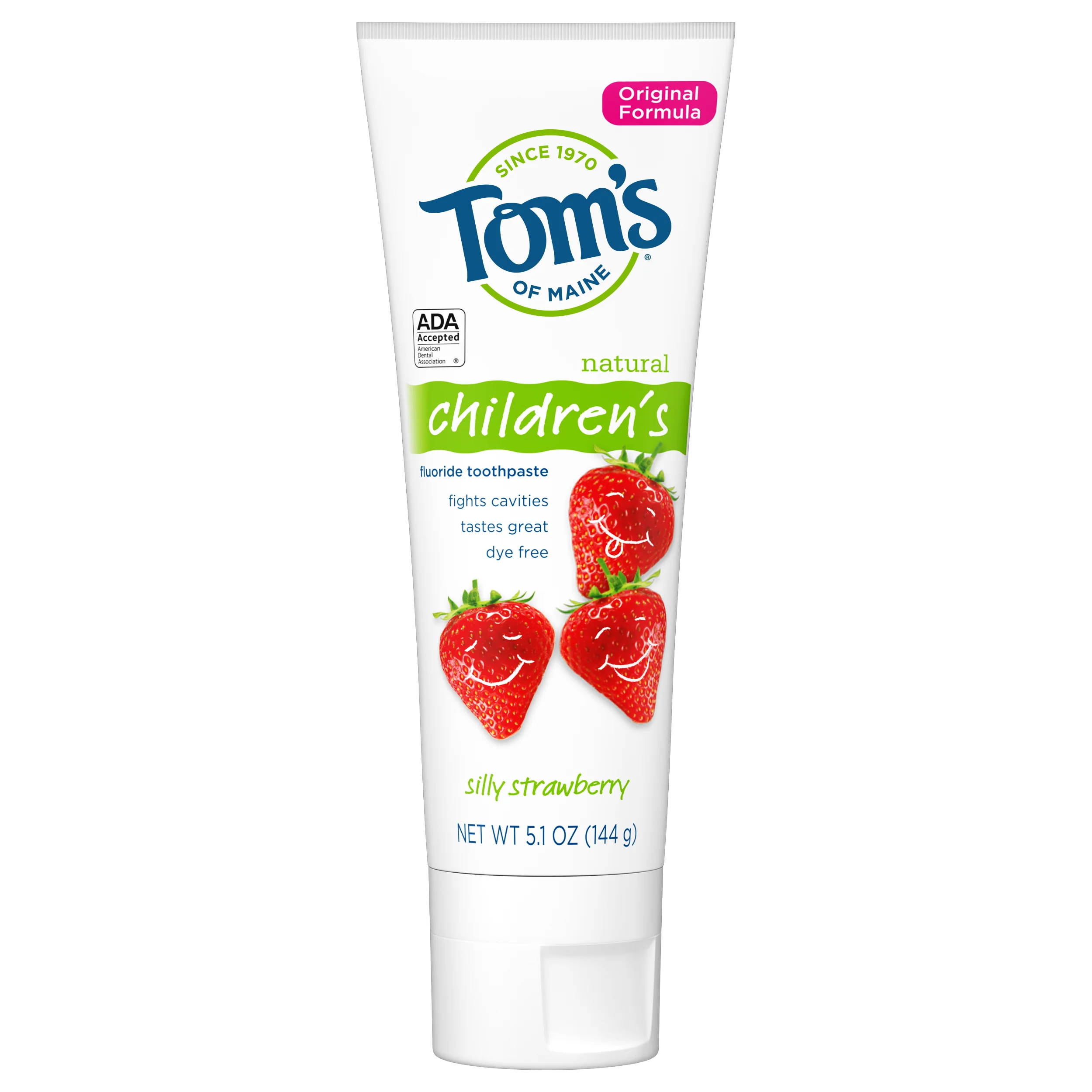 Children's Silly Strawberry Fluoride Toothpaste - Image 2