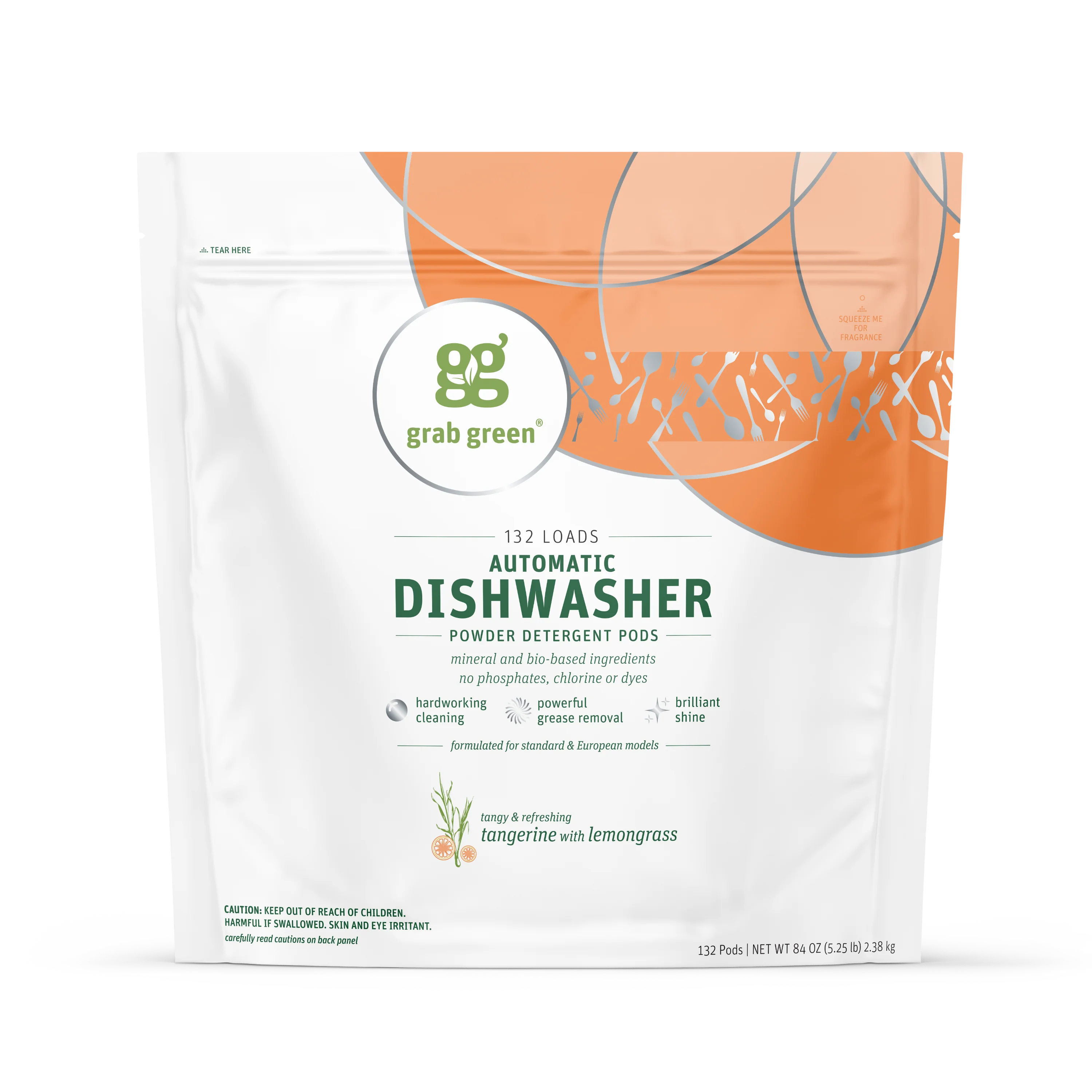 Automatic Dishwasher Detergent Pods - Tangerine with Lemongrass - Image 8