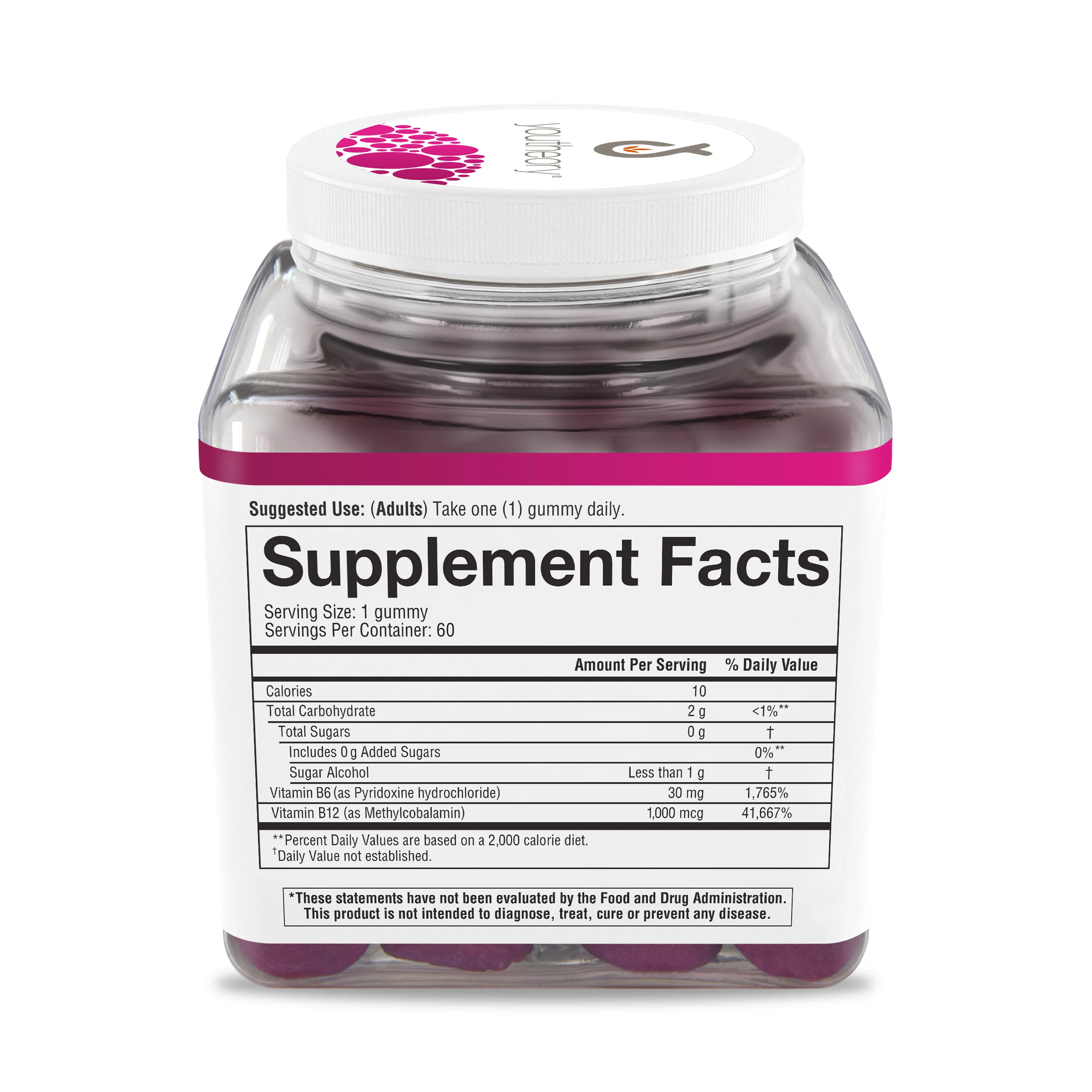 B12B6 Daily Vitamins Zero Sugar Gummy - Image 3