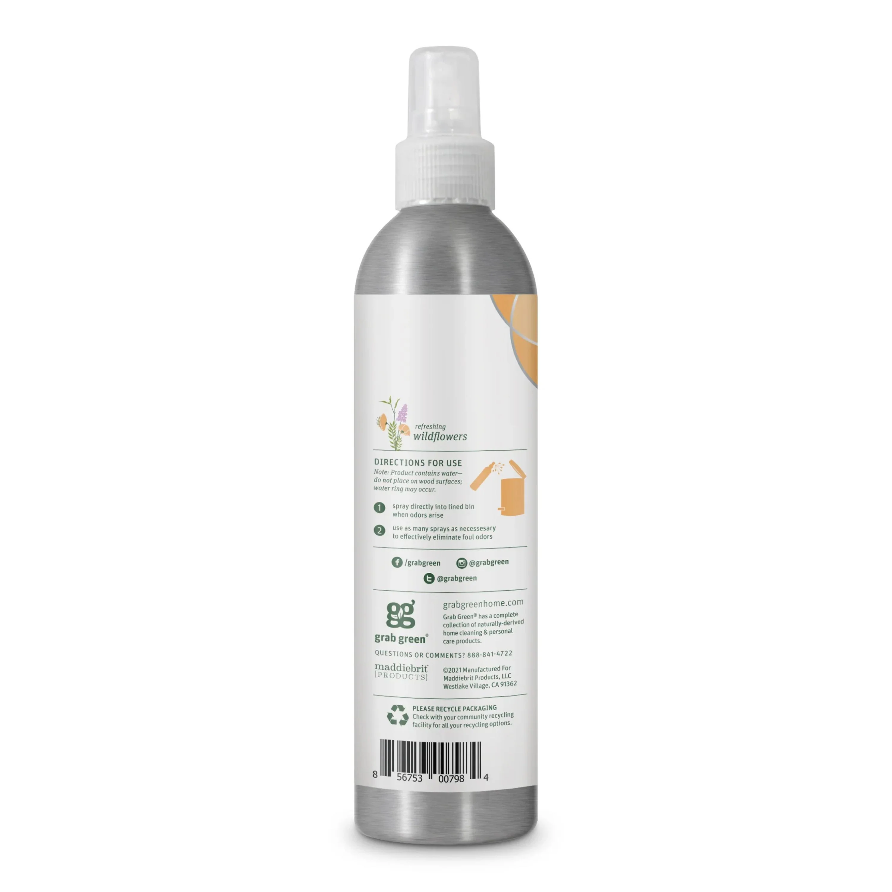 Garbage Pail Odor Removal Spray - Wild Flowers - Image 4