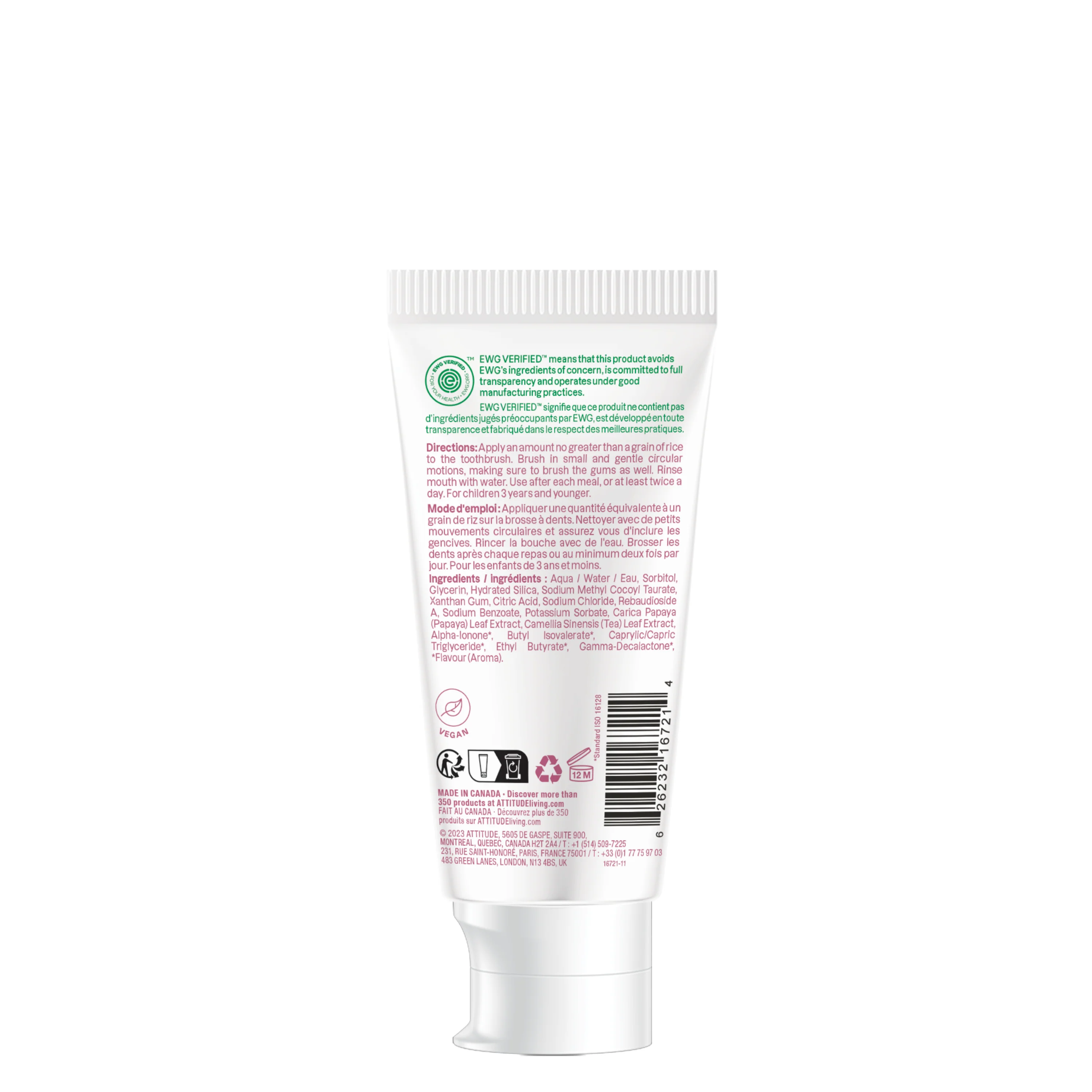 baby leaves Training Toothpaste - Image 2