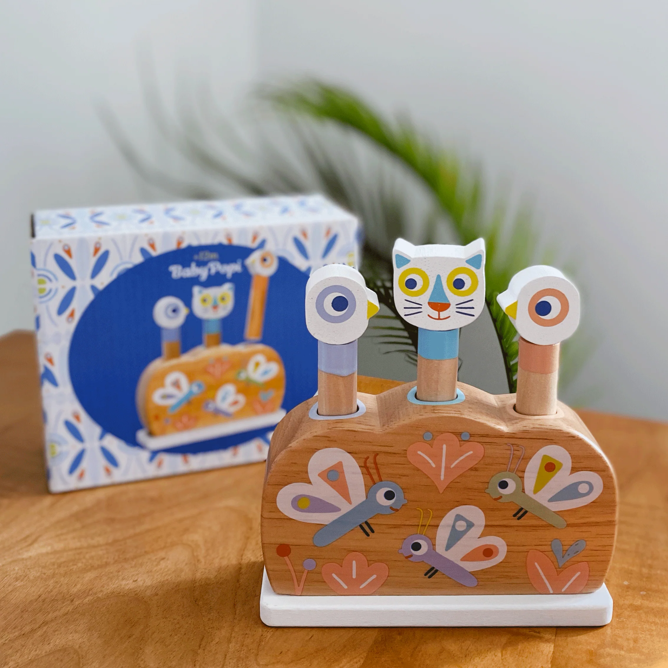 Baby Popi Pop-Up Puzzle Toy made from FSC® Certified Wood - Image 4