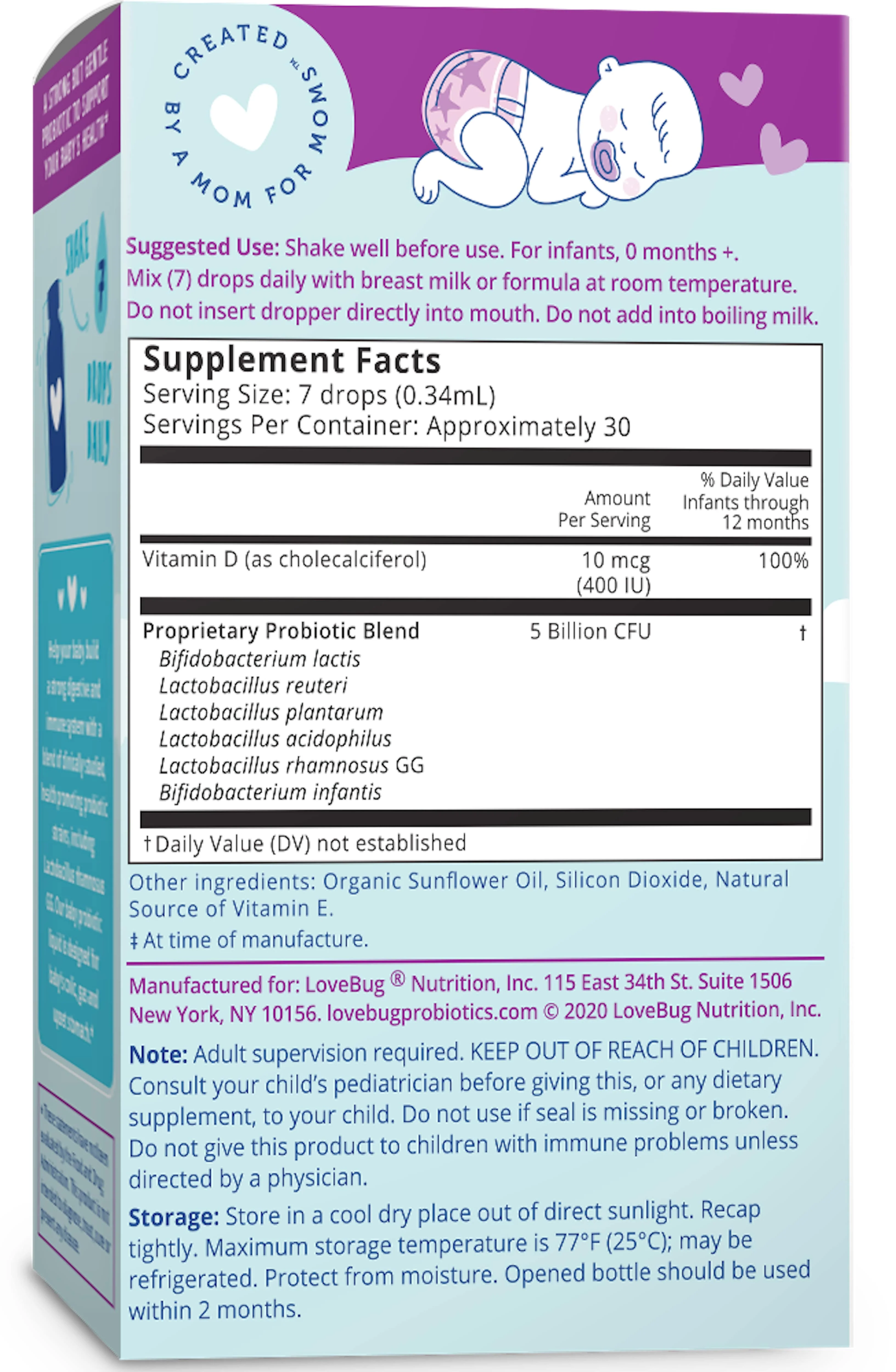 Baby Probiotic Drops - Organic - Image 3