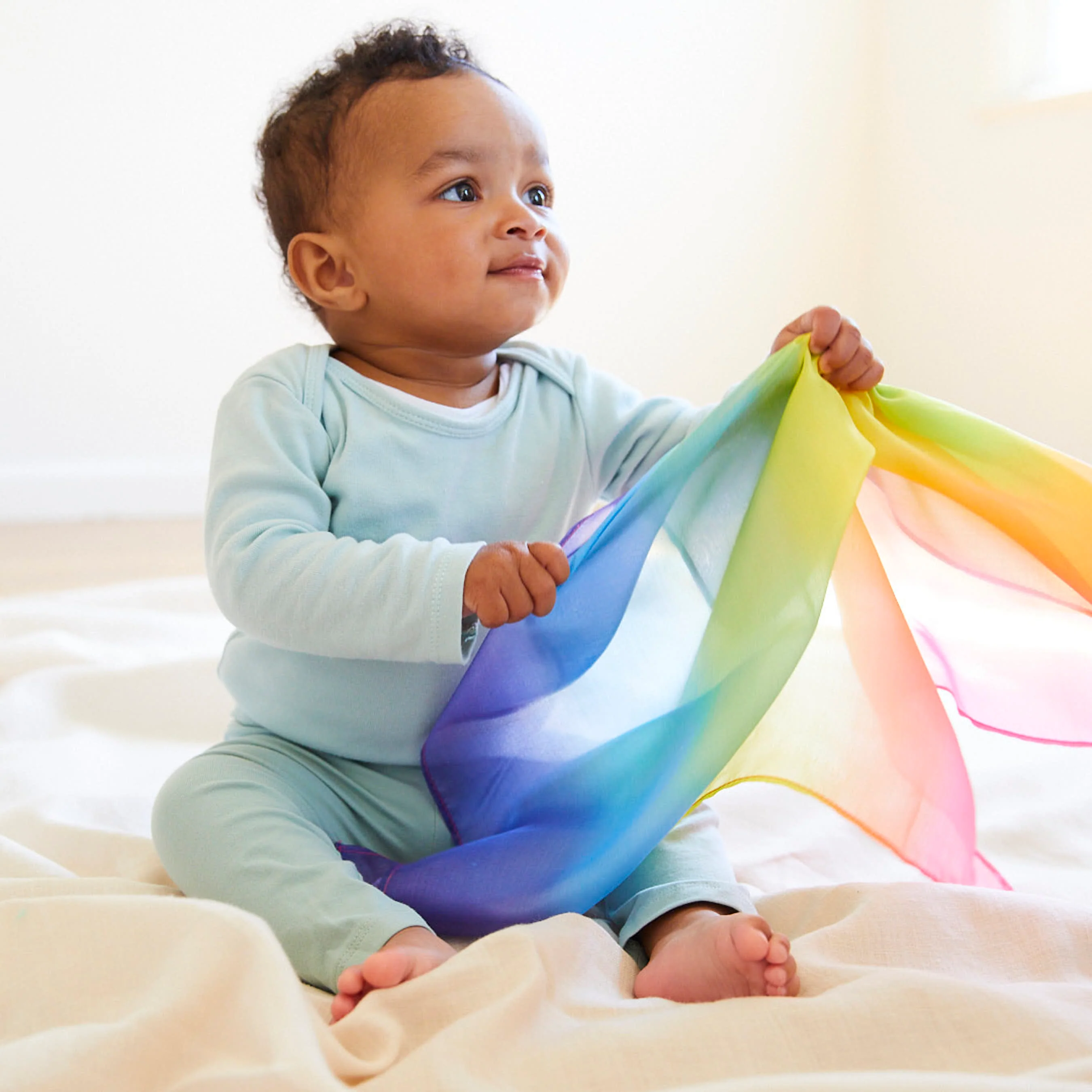 Silk and FSC-Certified Wood Baby Teether - Image 4