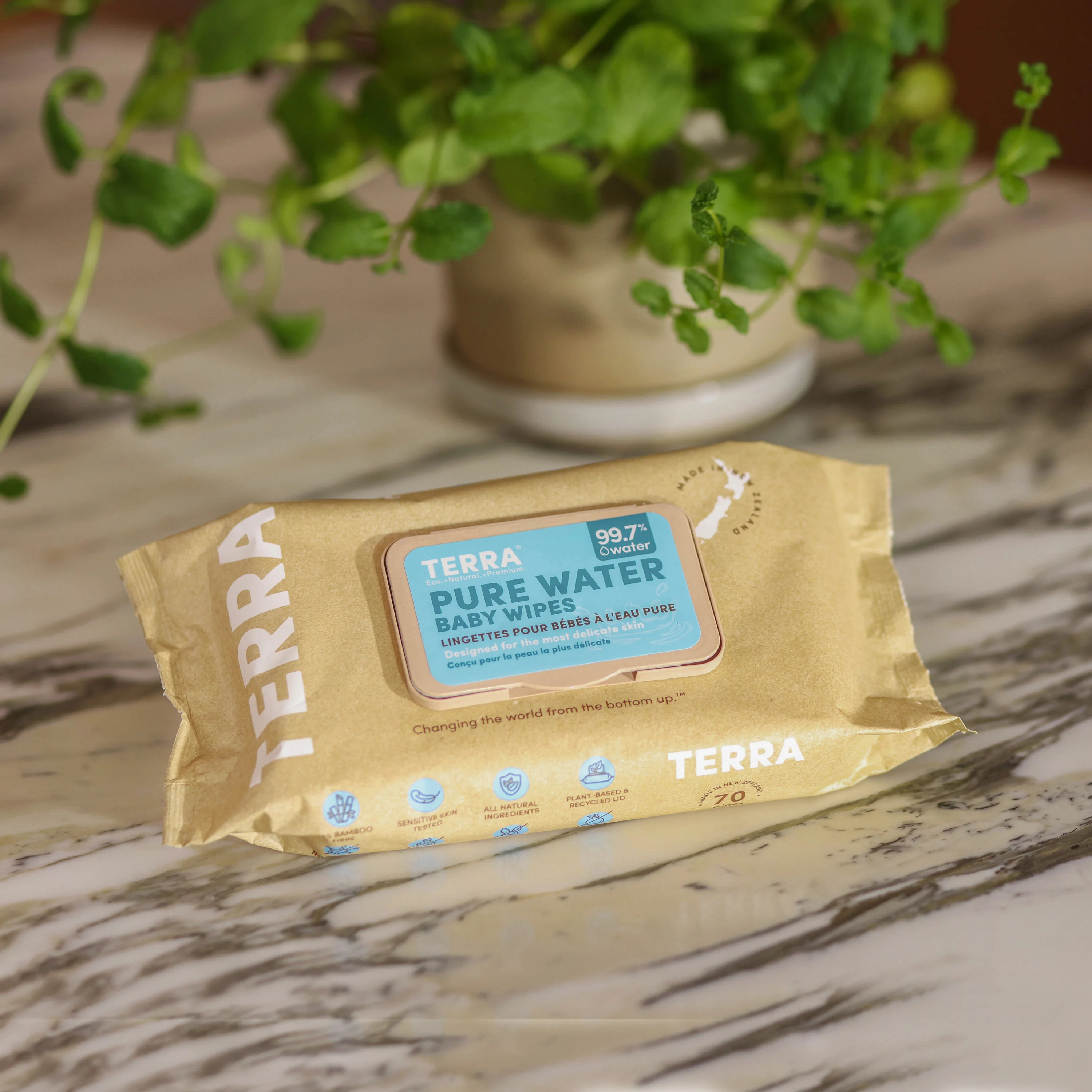Soothing Baby Wipes for Sensitive Skin - Pure New Zealand Water Wipes - Image 4