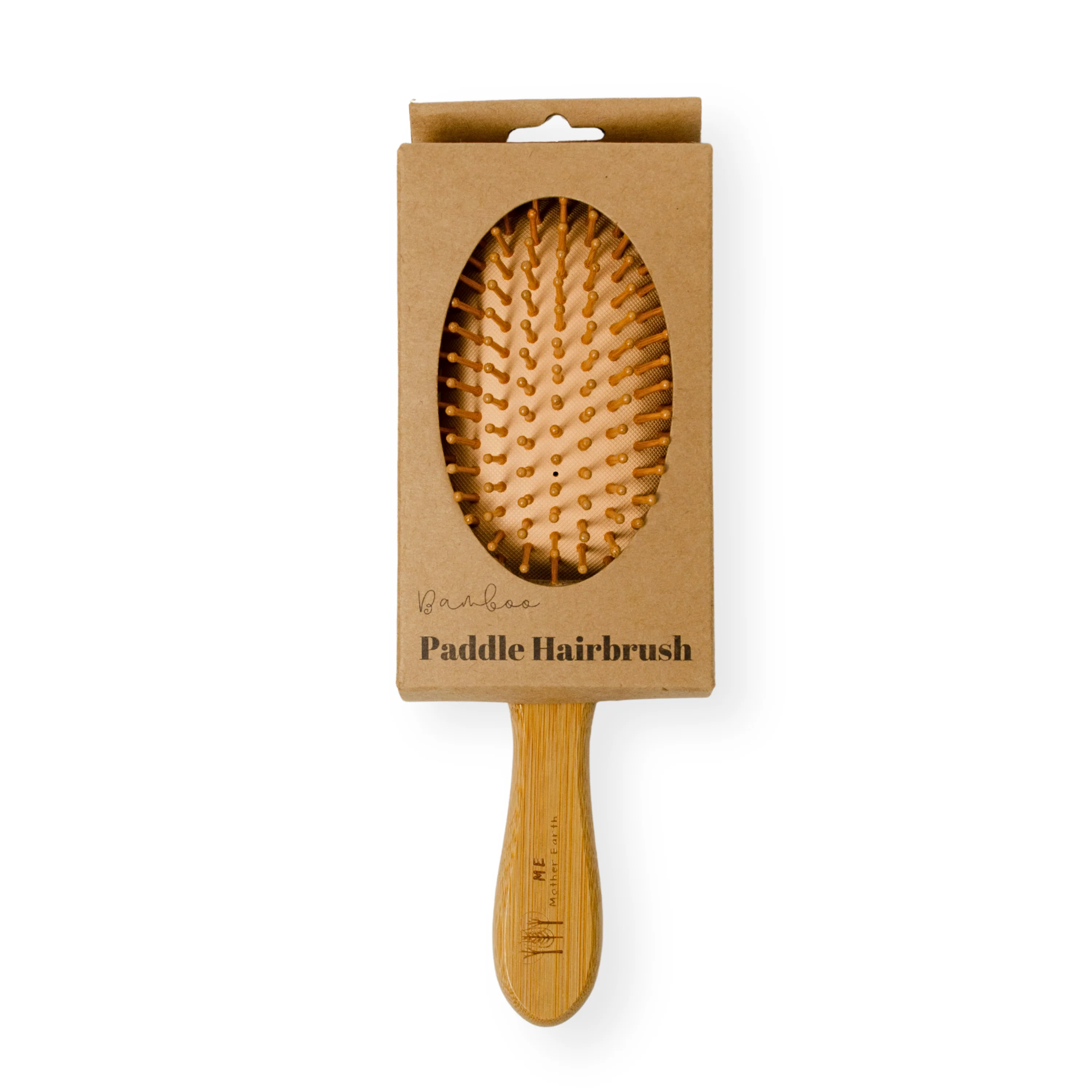 Bamboo Paddle Hairbrush - Image 3