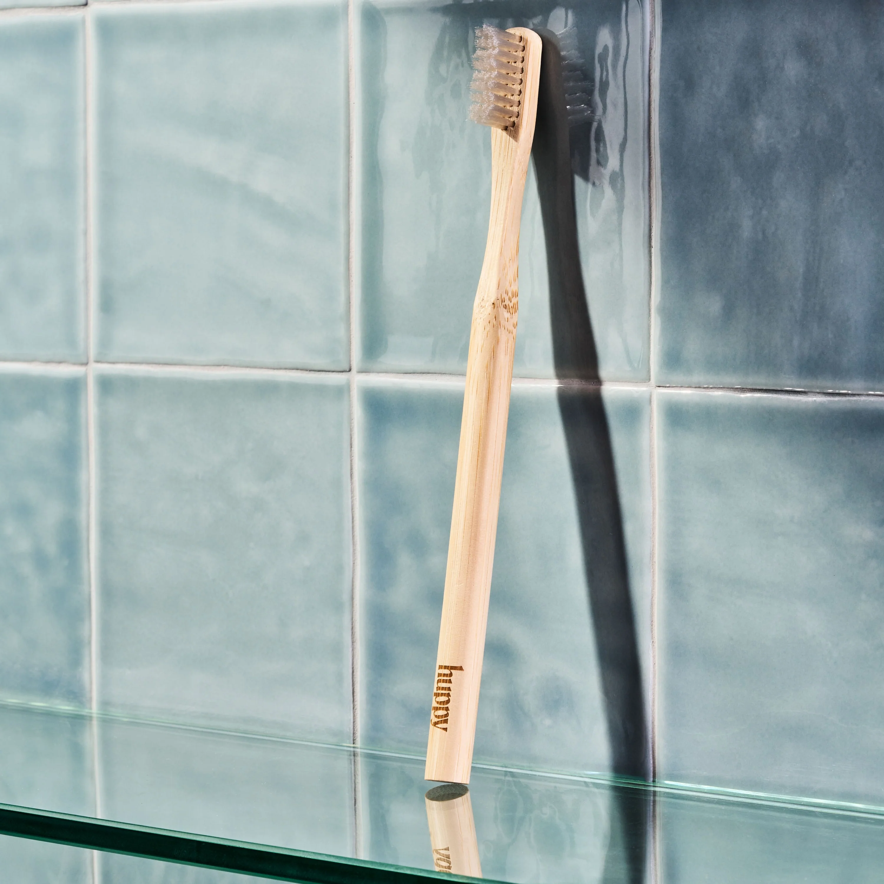 Bamboo Toothbrush with Castor Oil Bristles - Image 3