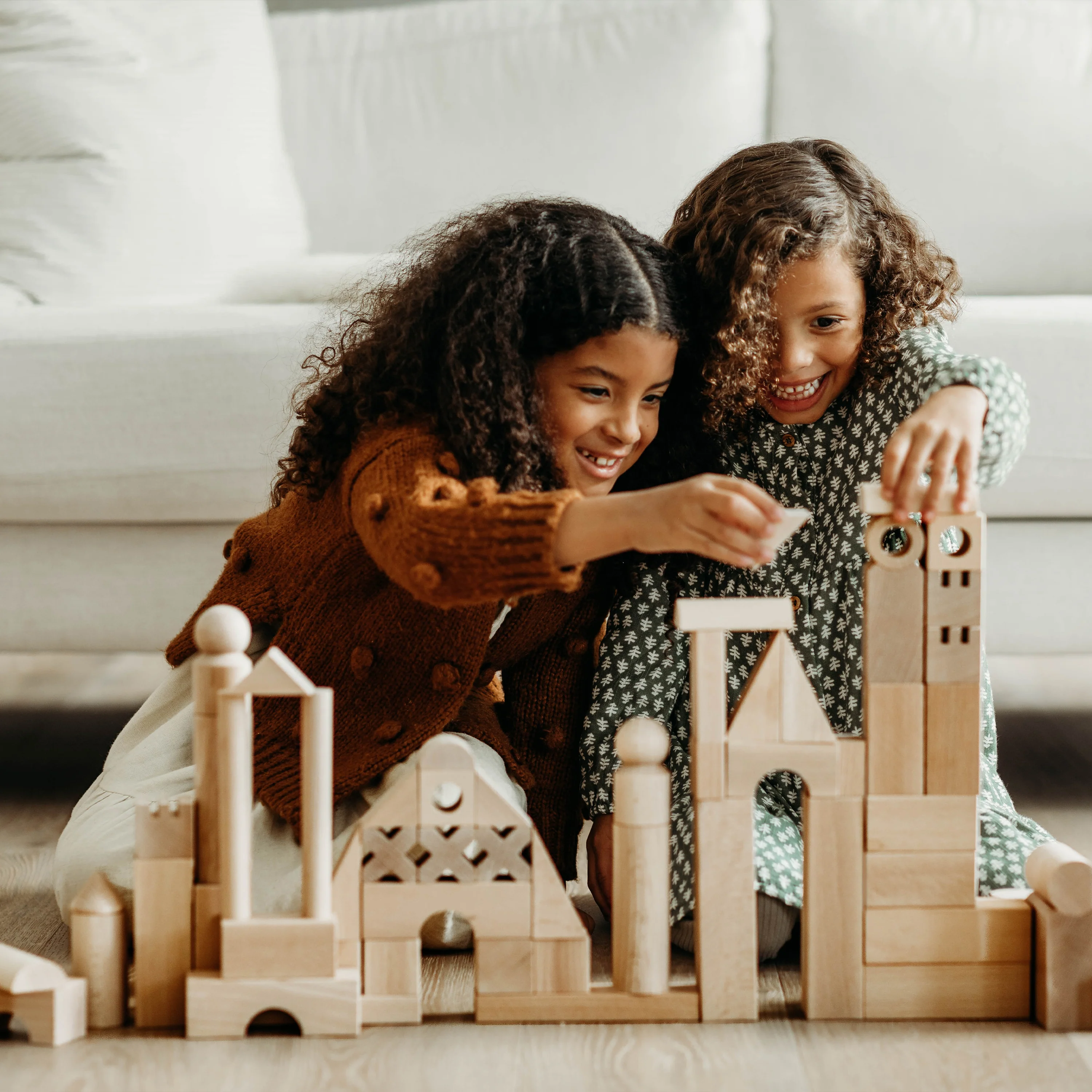Basic Building Blocks - Extra Large Wooden Starter Set made from sustainably sourced wood - Image 3