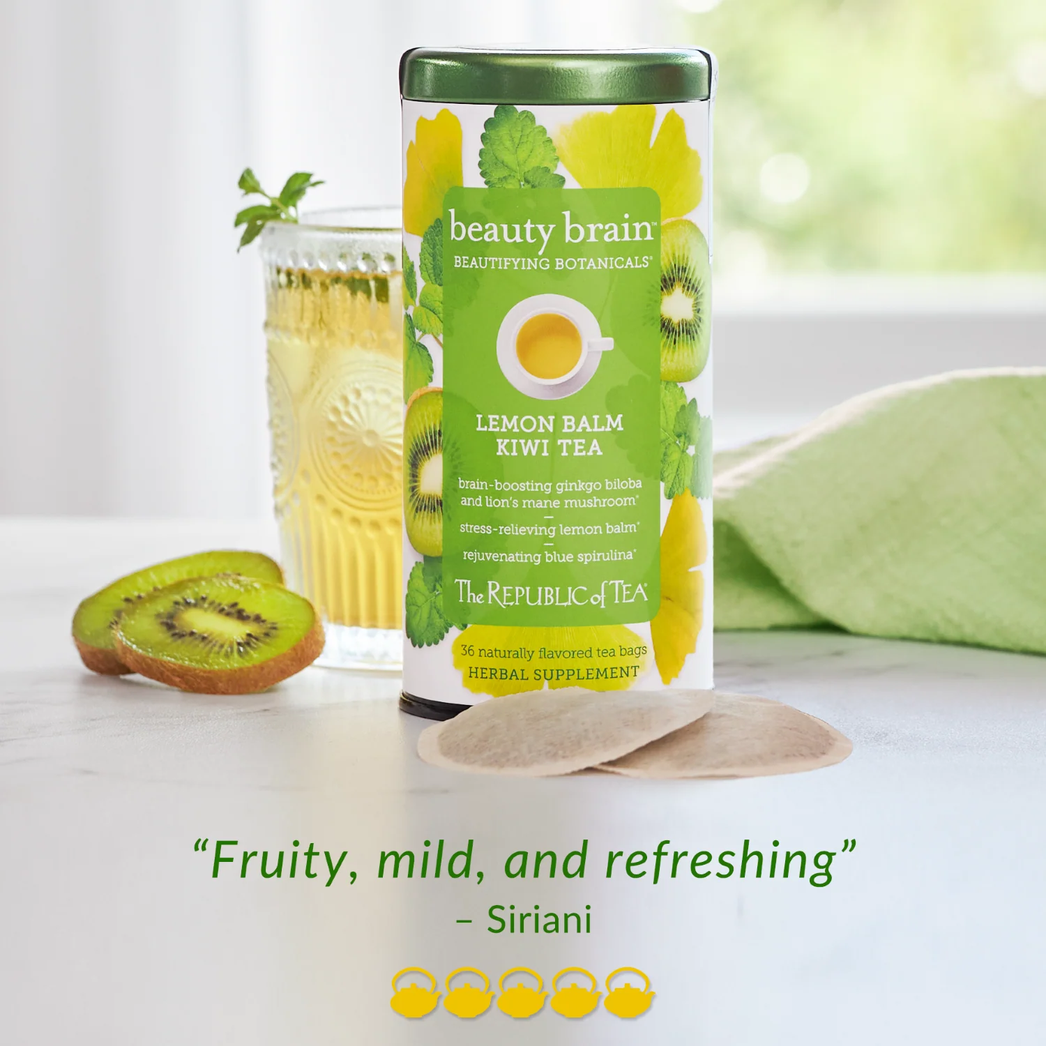 Beauty Brain Tea, Caffeine Free - Image 2