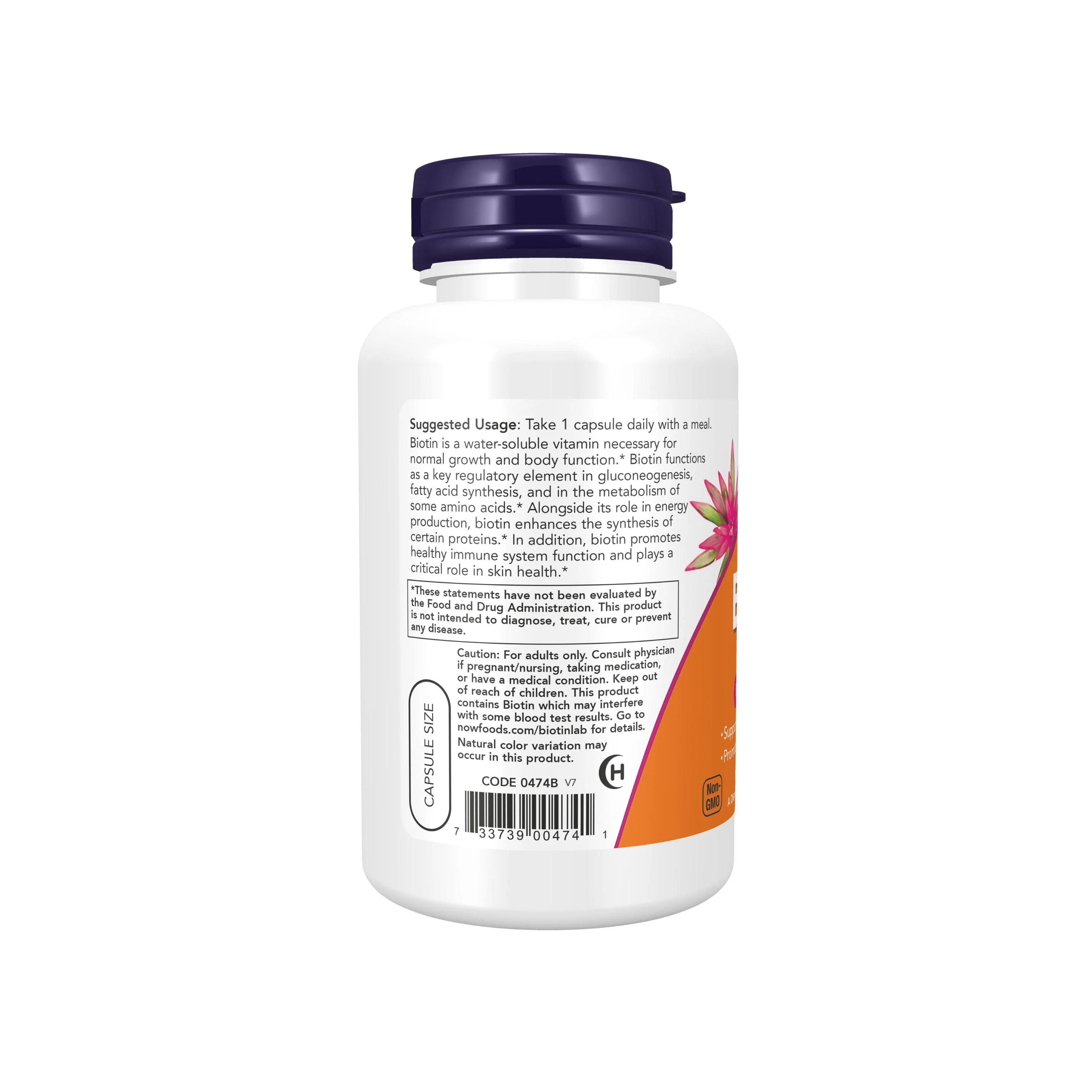 Biotin 5000mcg - For Energy Production - Image 3