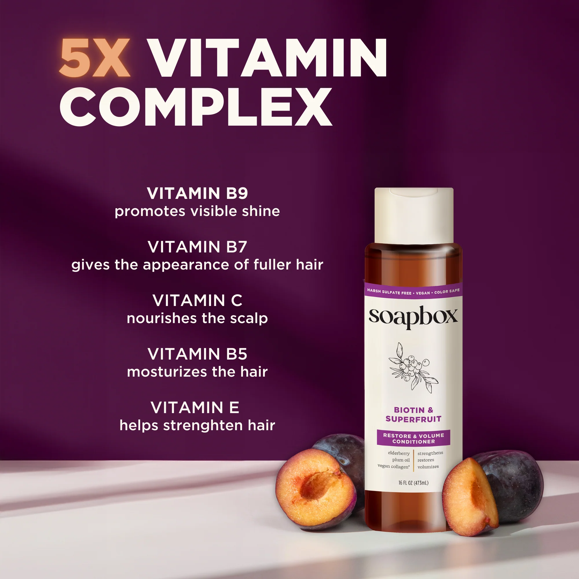 Biotin and Superfruit Restore & Volumize Conditioner - Image 5