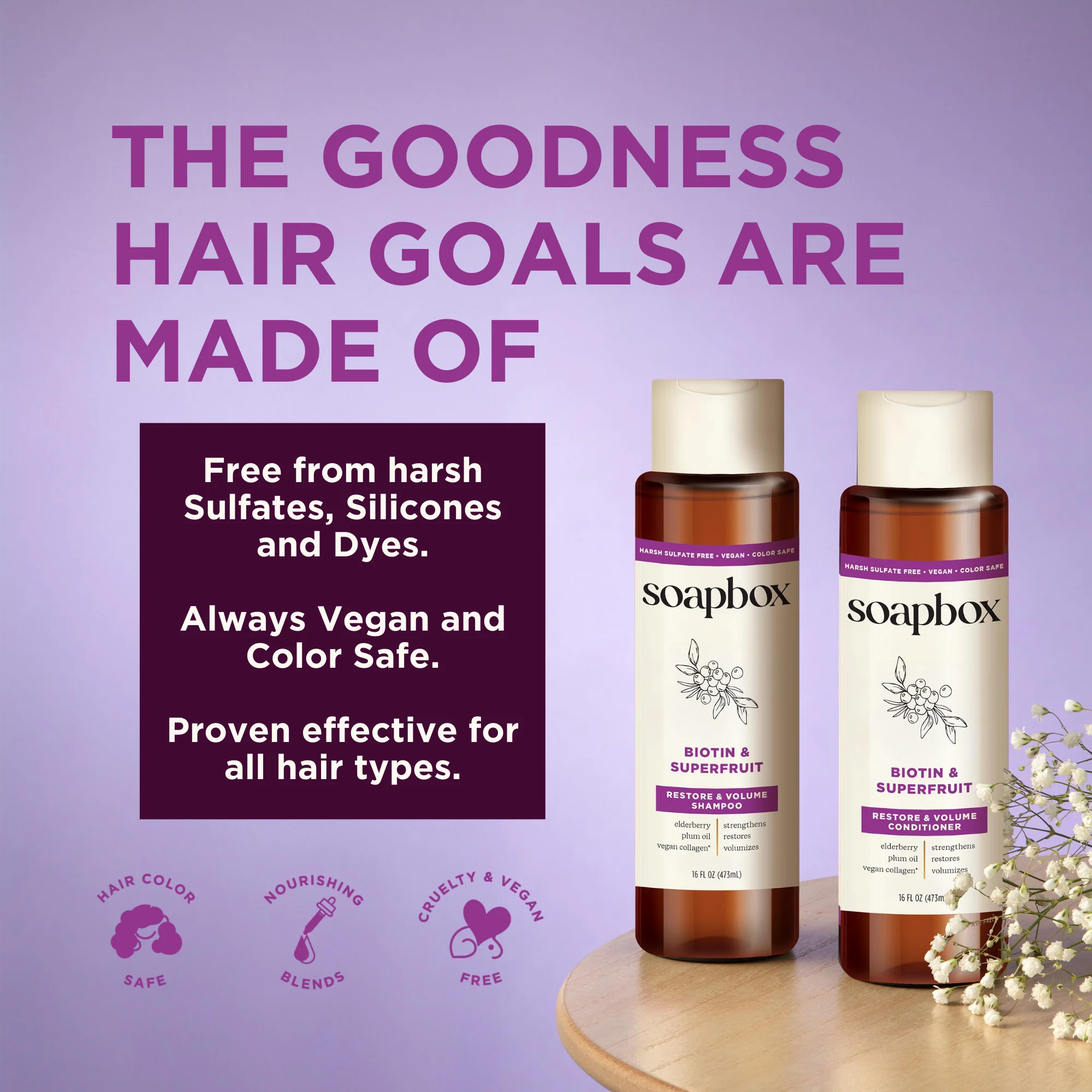 Biotin and Superfruit Restore & Volumize Conditioner - Image 6
