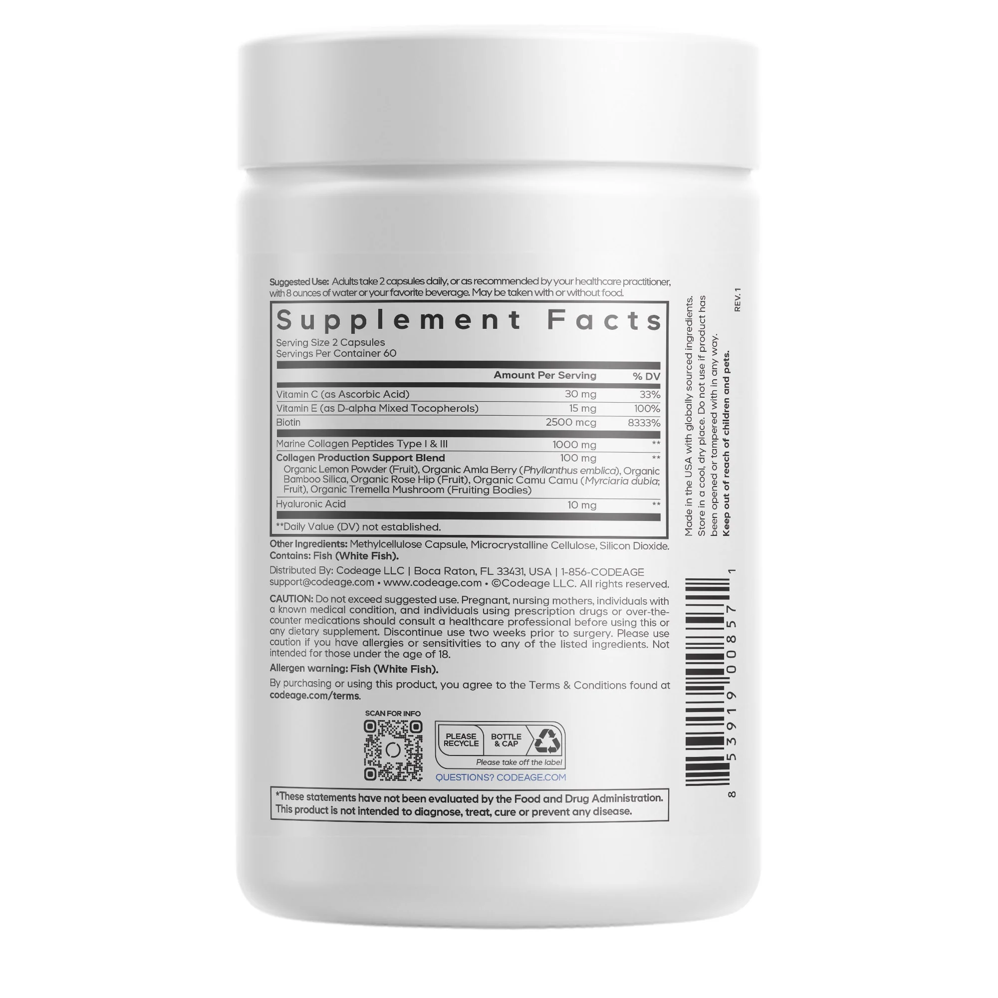 Biotin Marine Collagen Capsules - Image 2