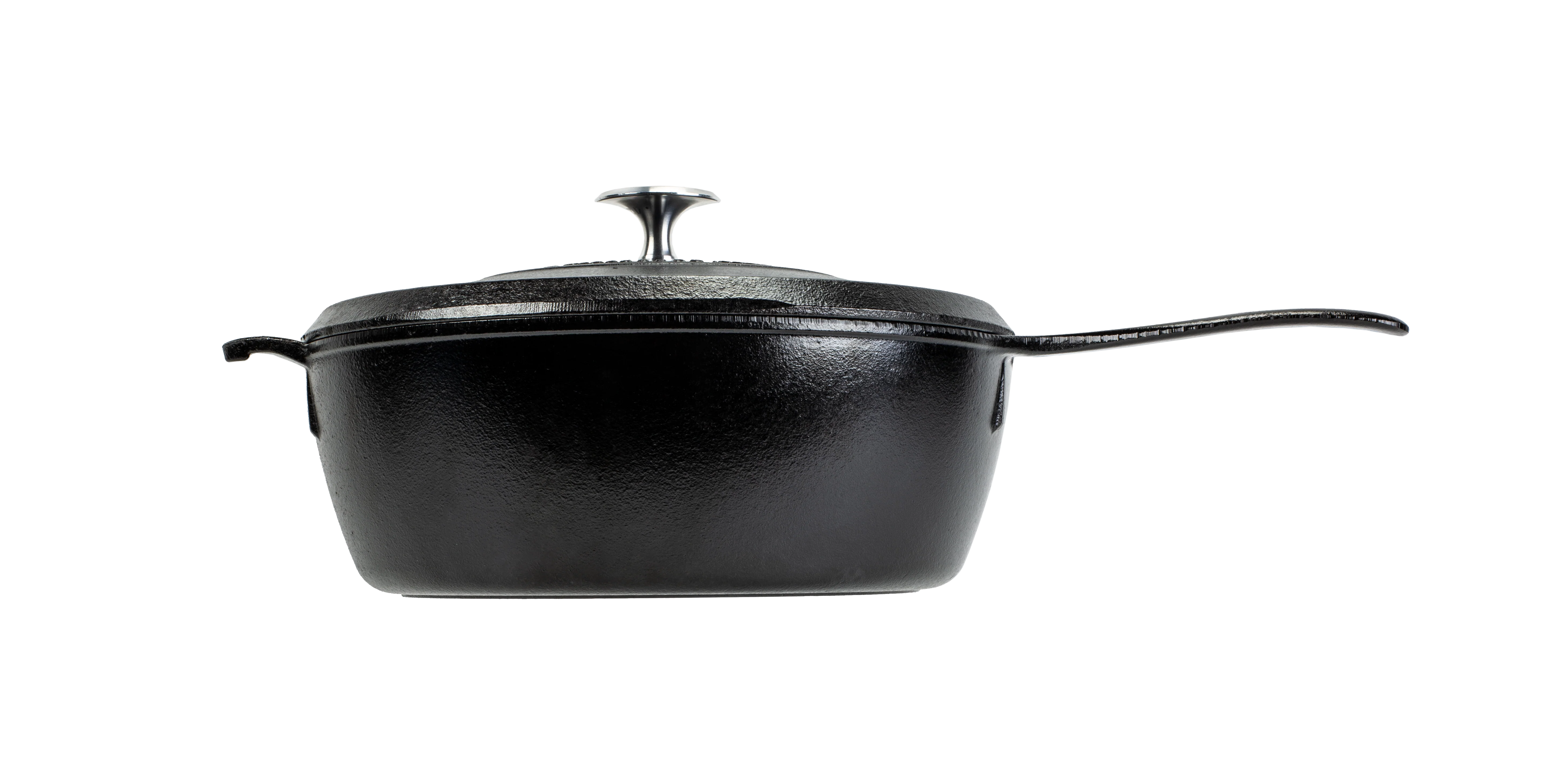 Blacklock Cast Iron Deep Skillet With Lid - Triple Seasoned, Lightweight - Image 2