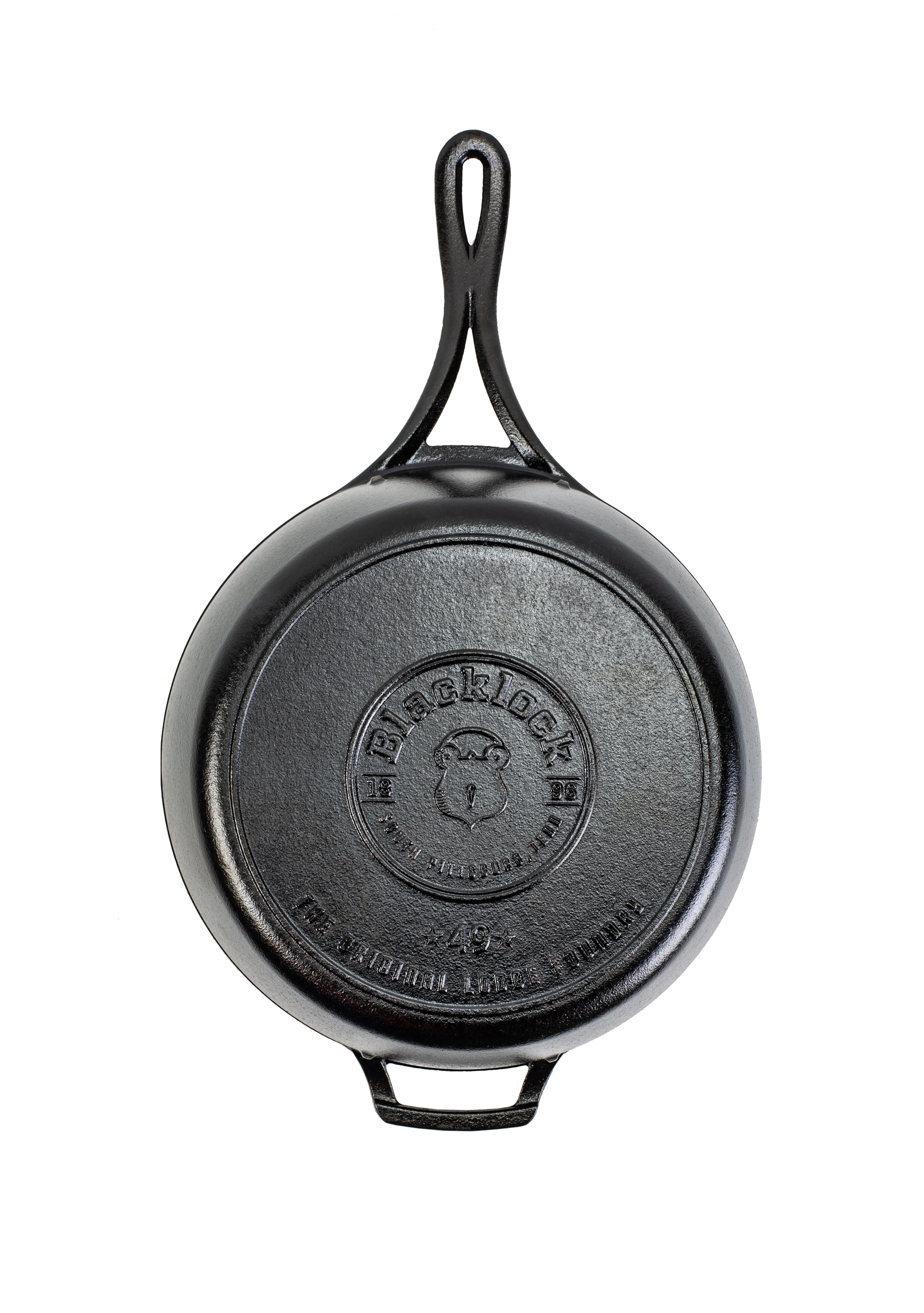 Blacklock Cast Iron Deep Skillet With Lid - Triple Seasoned, Lightweight - Image 4