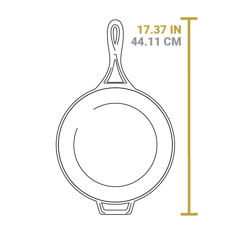 Blacklock Cast Iron Deep Skillet With Lid - Triple Seasoned, Lightweight - Image 9