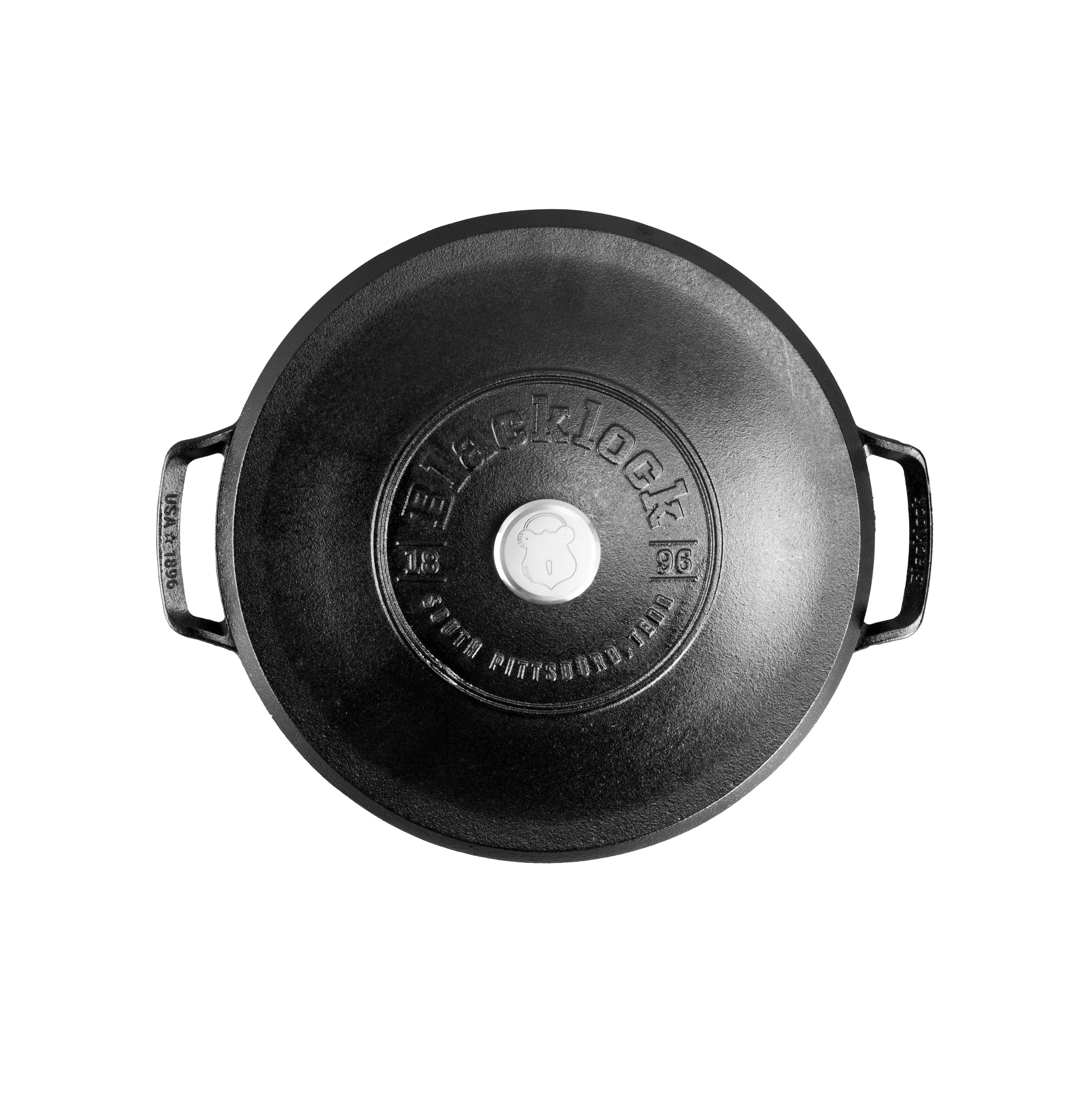 Blacklock Cast Iron Braiser with Lid - Triple Seasoned, Lightweight - Image 16