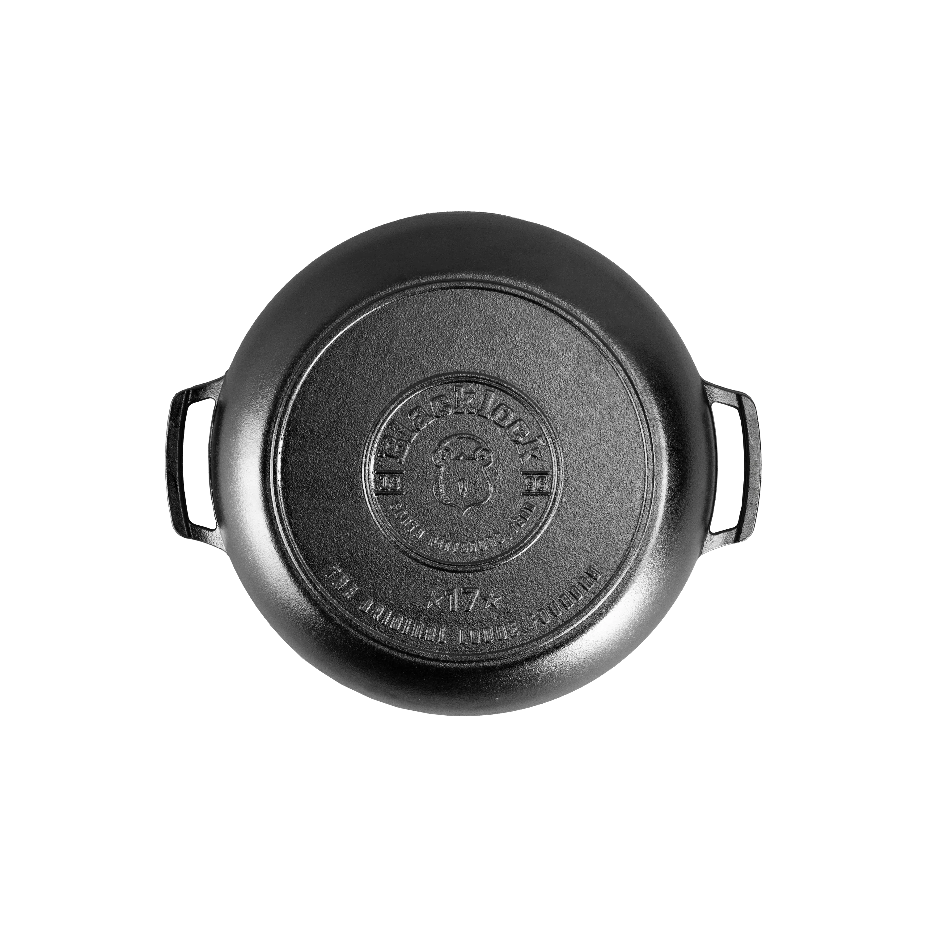 Blacklock Cast Iron Braiser with Lid - Triple Seasoned, Lightweight - Image 17