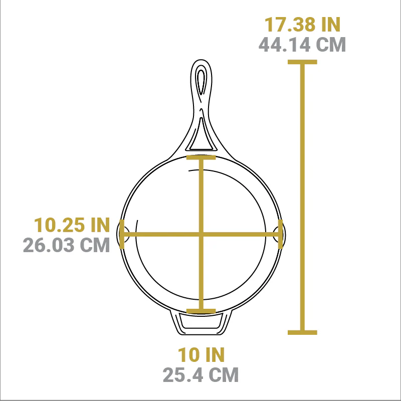 Blacklock Cast Iron Skillet - Triple Seasoned, Lightweight - Image 21