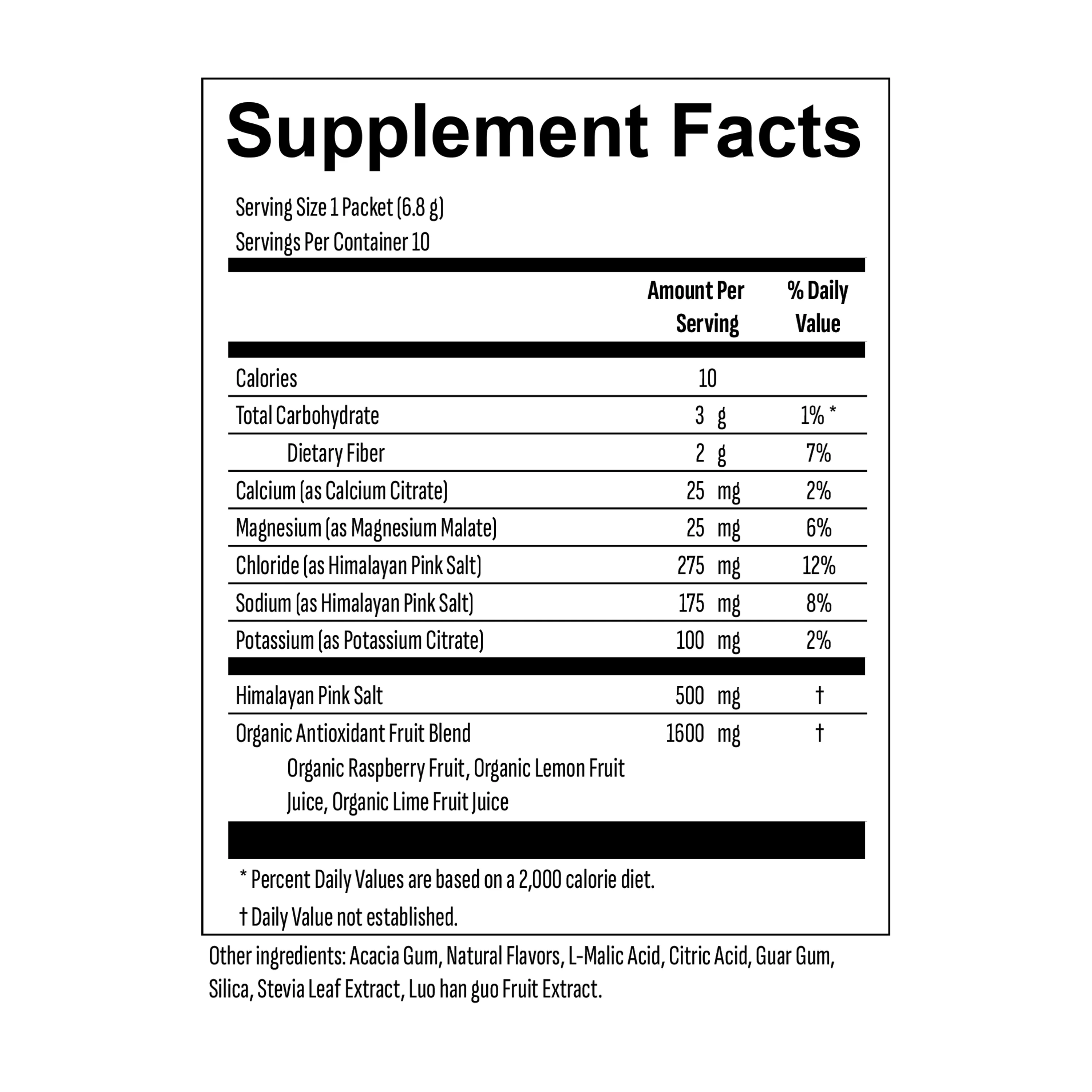 Electrolytes Drink Mix Powder Packets - Image 2
