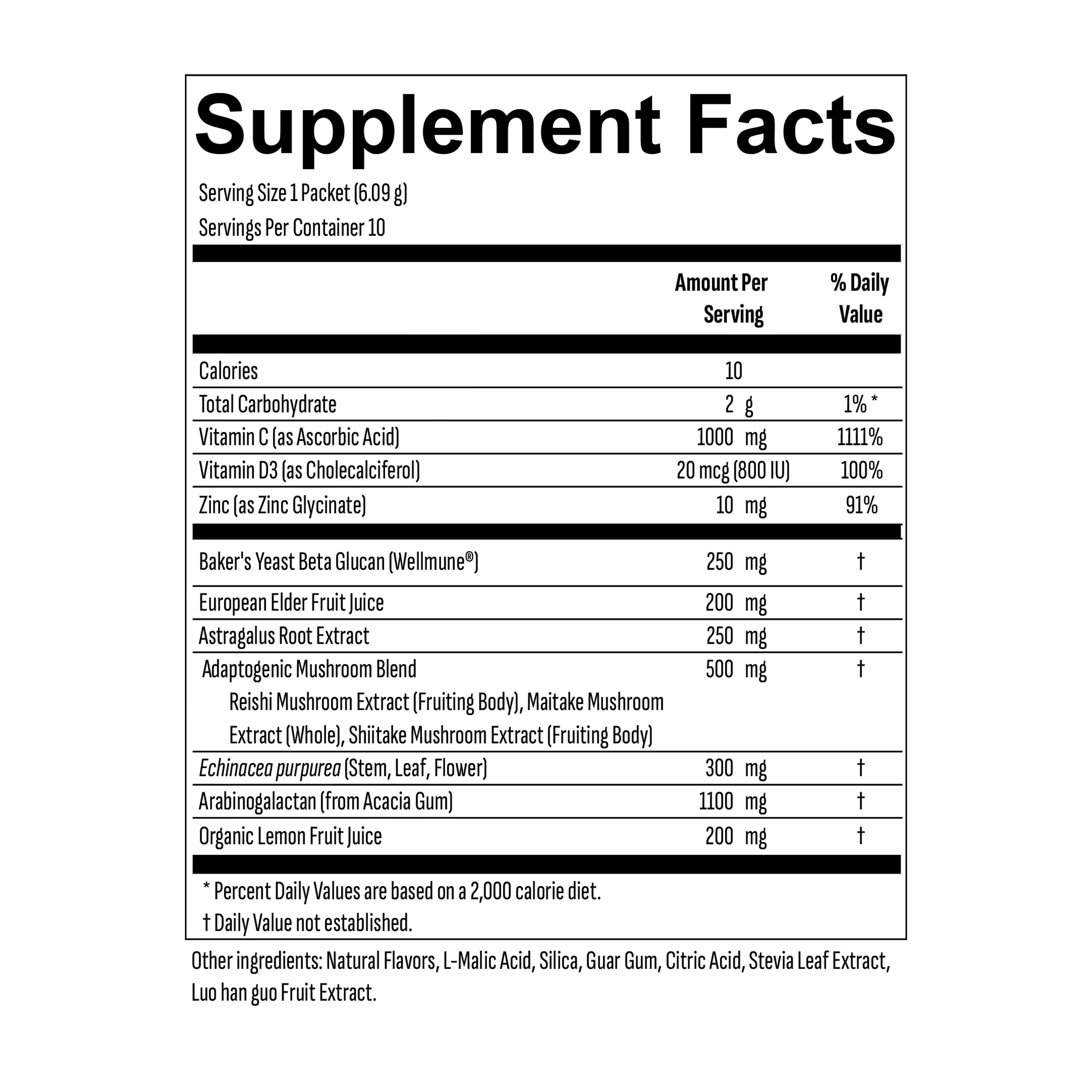 Immune Defense Drink Mix Powder Packets - Image 2