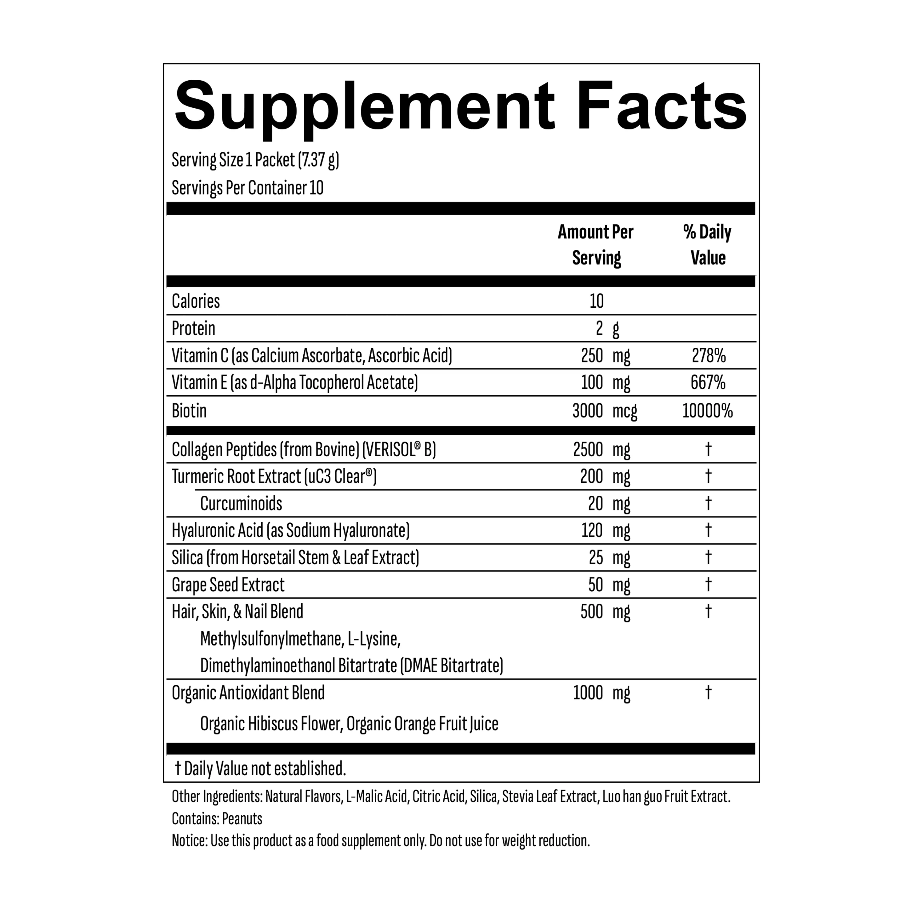 Skin Defense+ Drink Mix Powder Packets - Image 2