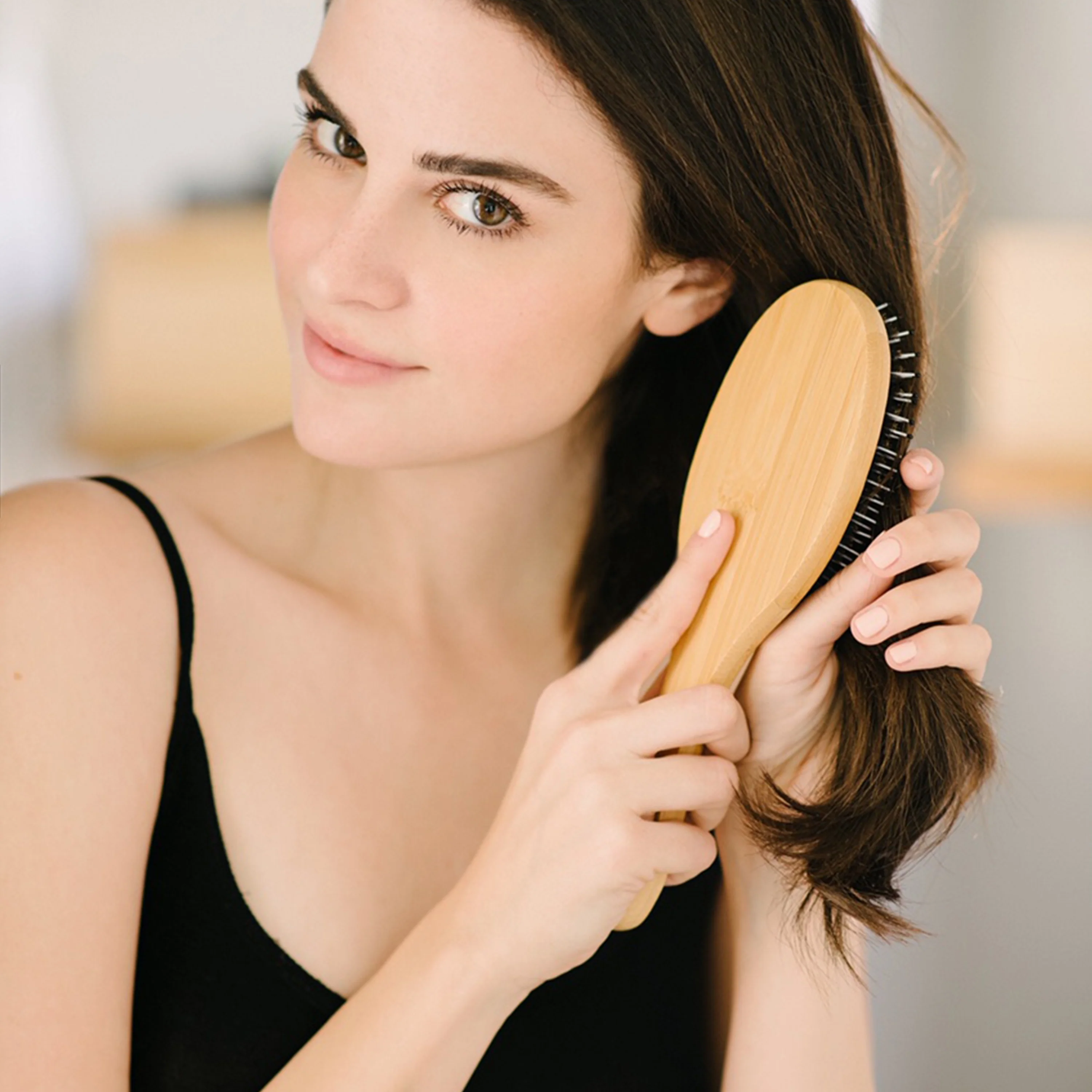 Boar Bristle Hair Brush - Image 9