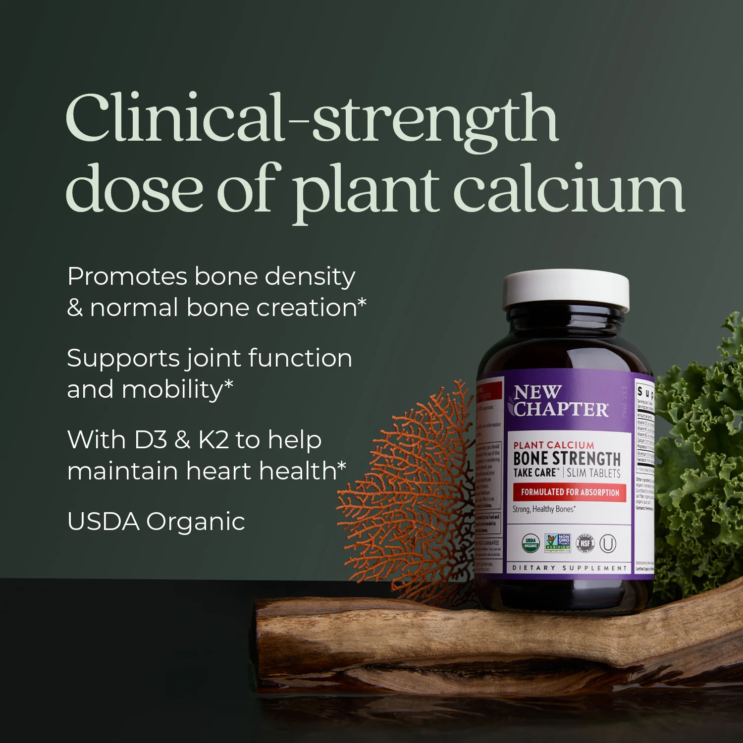 Bone Strength Take Care™, Organic Plant Calcium for Strong Healthy Bones - Image 13