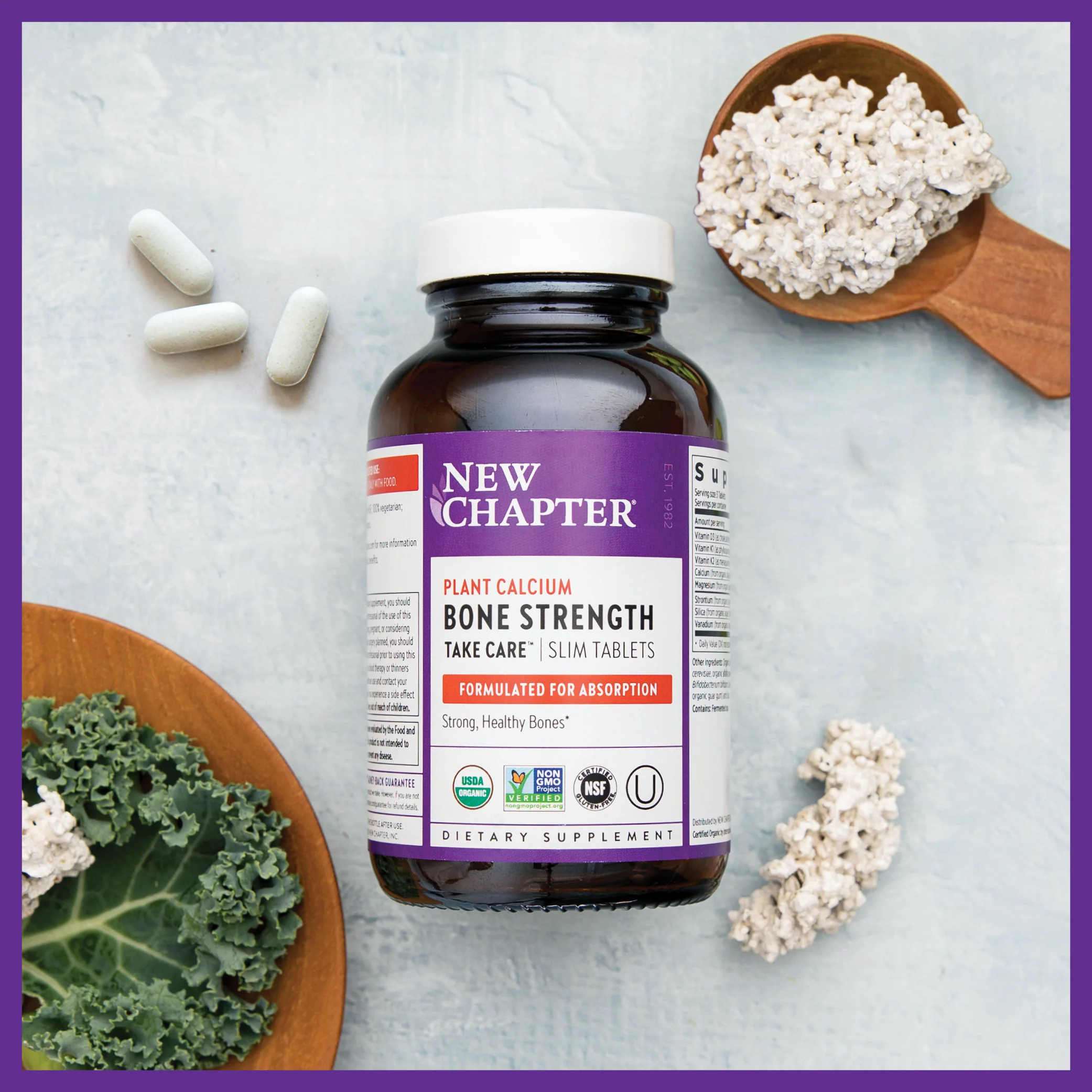 Bone Strength Take Care™, Organic Plant Calcium for Strong Healthy Bones - Image 3