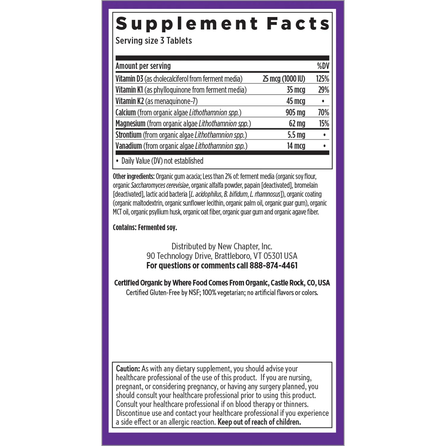 Bone Strength Take Care™, Organic Plant Calcium for Strong Healthy Bones - Image 7