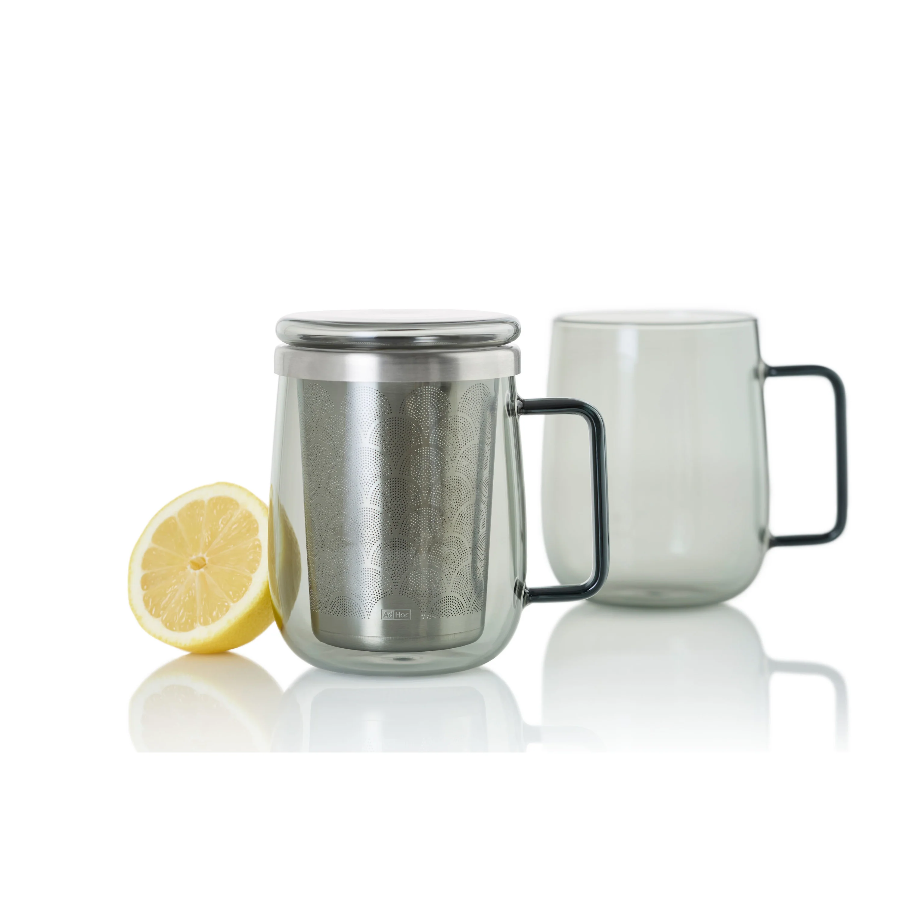 Borosilicate Glass Tea Mug with Stainless Steel Tea Infuser - Image 4