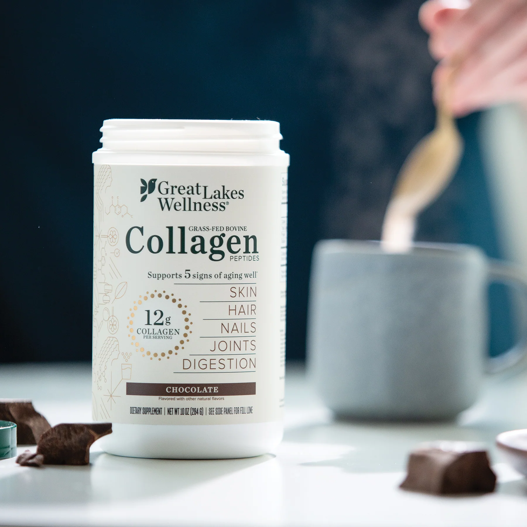 Bovine Collagen Peptides Powder, Flavored - Image 3