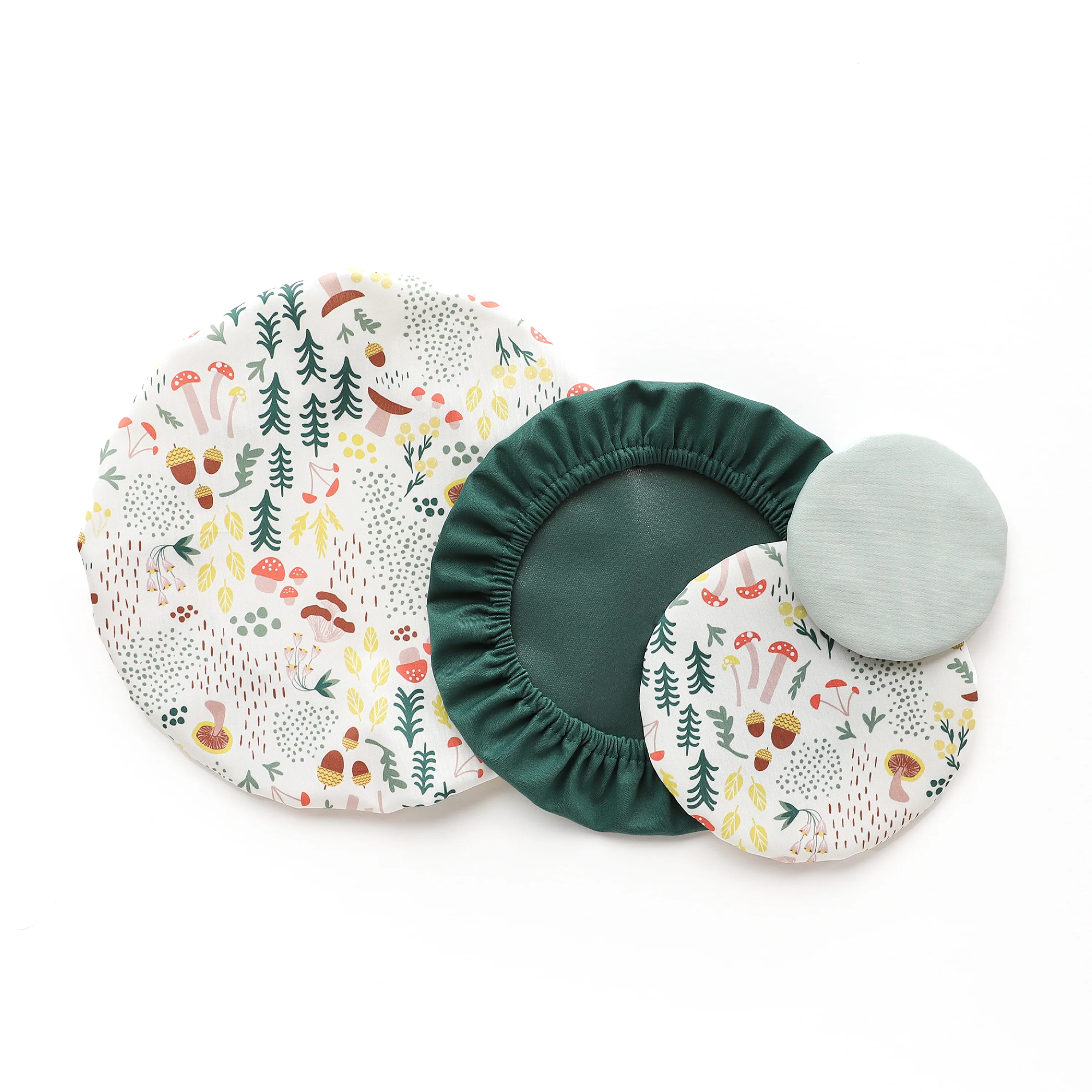 Reusable Bowl Covers - Upcycled Materials, 4-Pack - Image 3