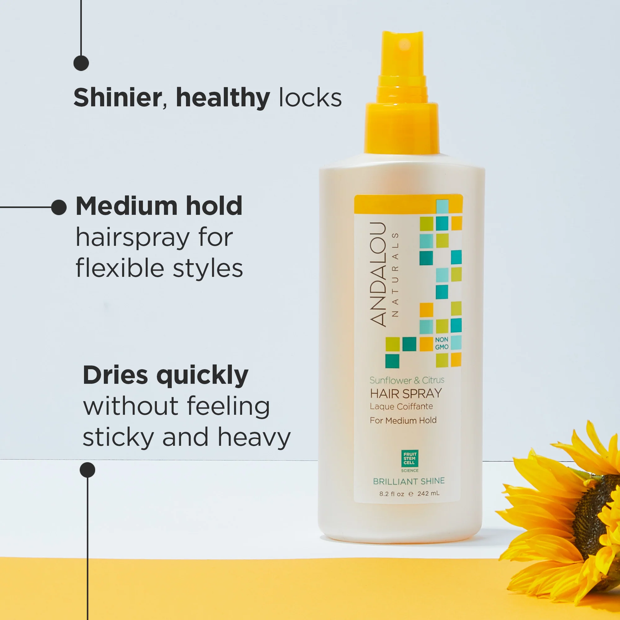 Brilliant Shine Sunflower & Citrus Hair Spray - Image 3