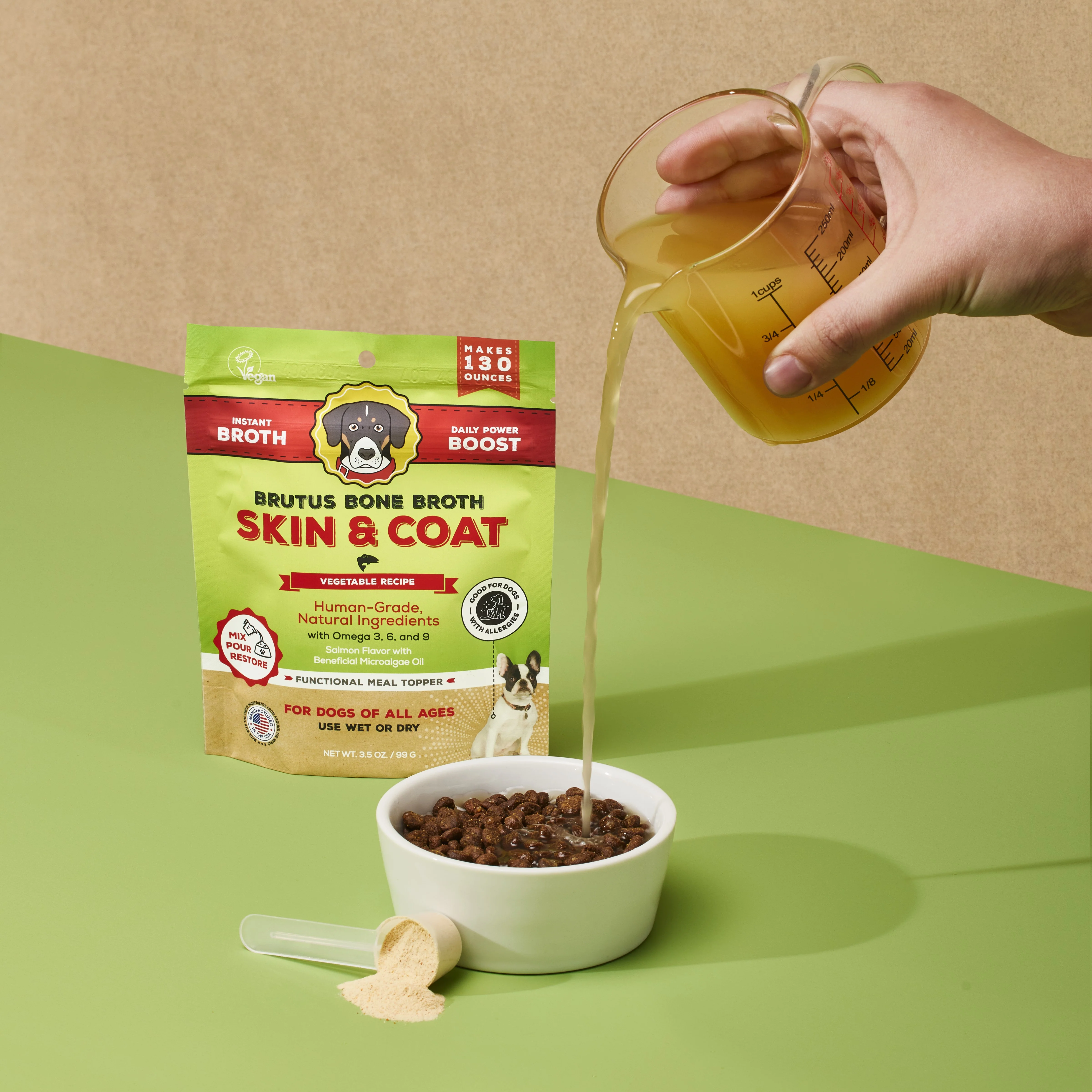 Brutus on the Go: Vegatable Skin & Coat Instant Bone Broth Mega Pack - Image 7