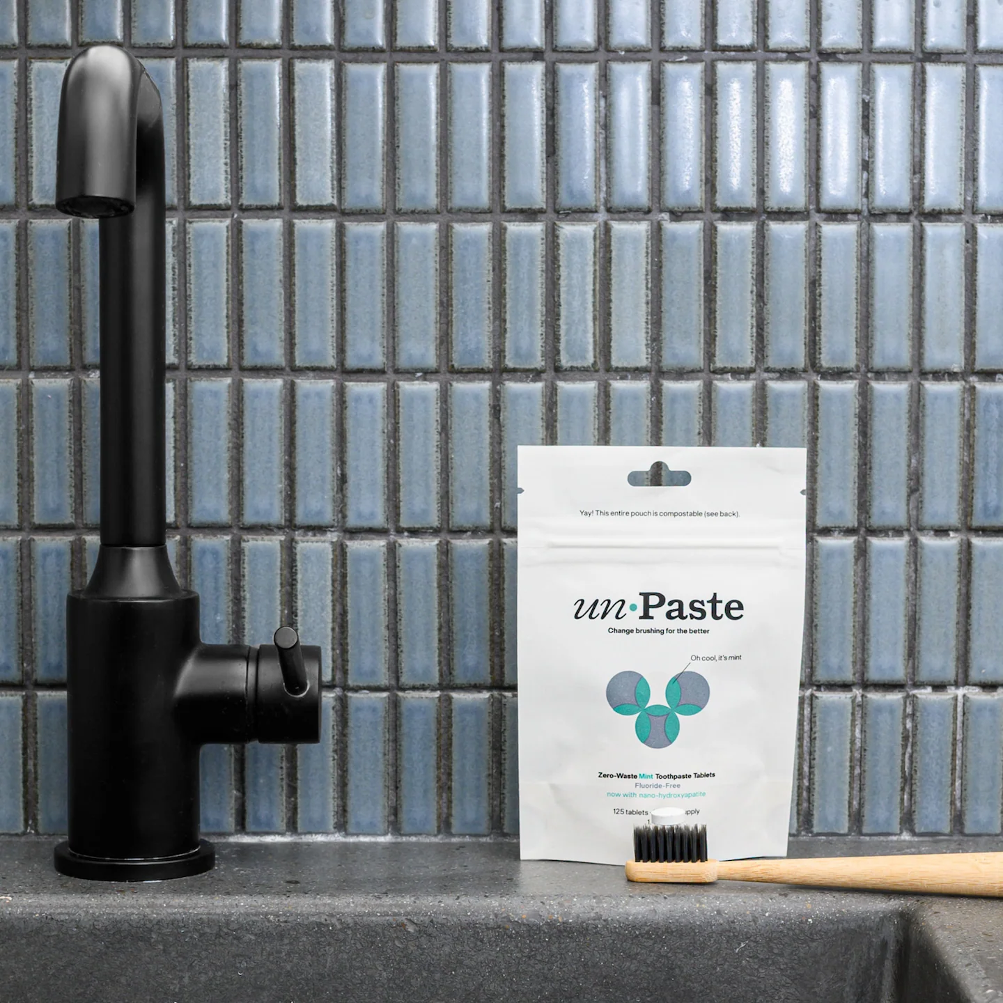 Fluoride Free Mint Toothpaste Tablets - Image 4
