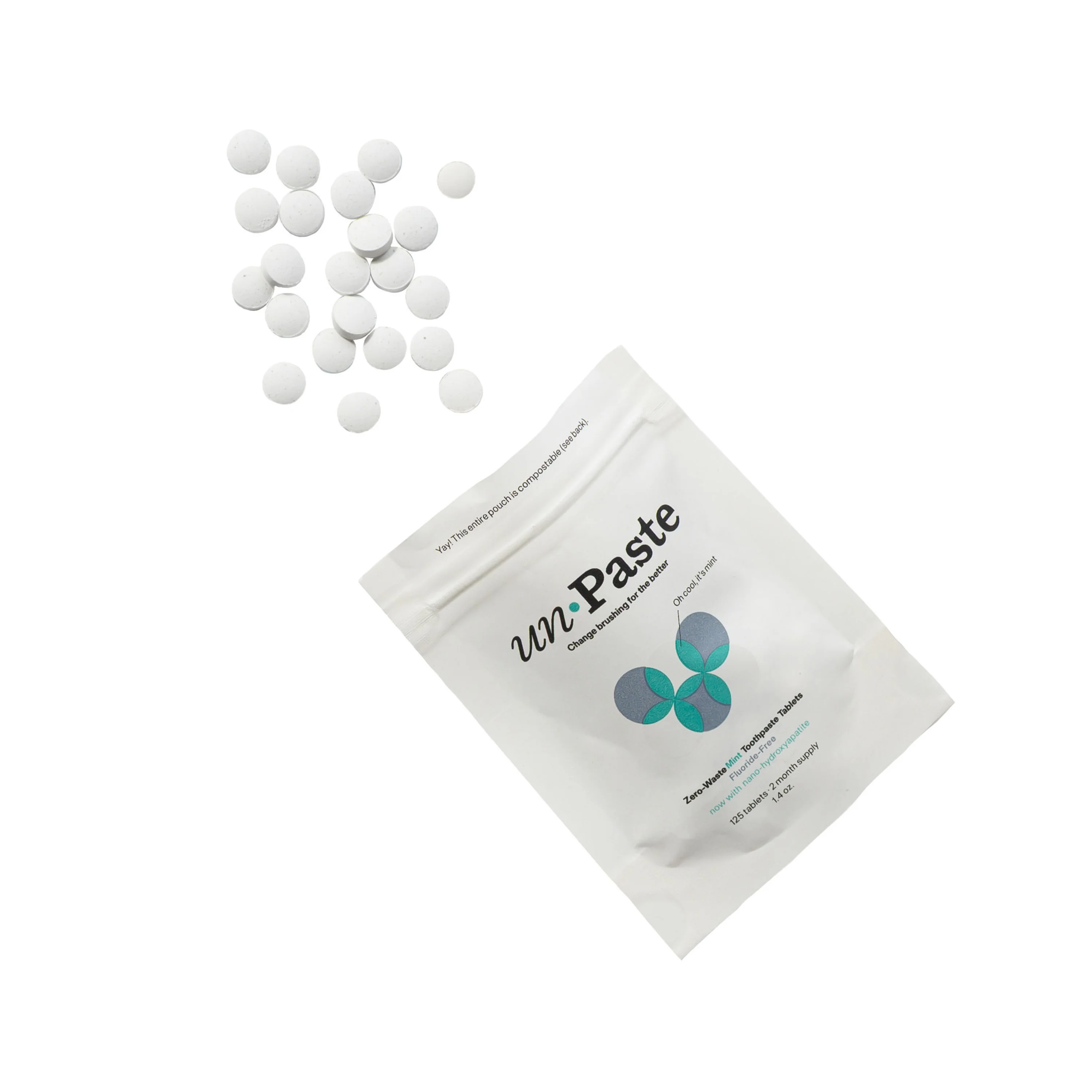 Fluoride Free Mint Toothpaste Tablets - Image 8