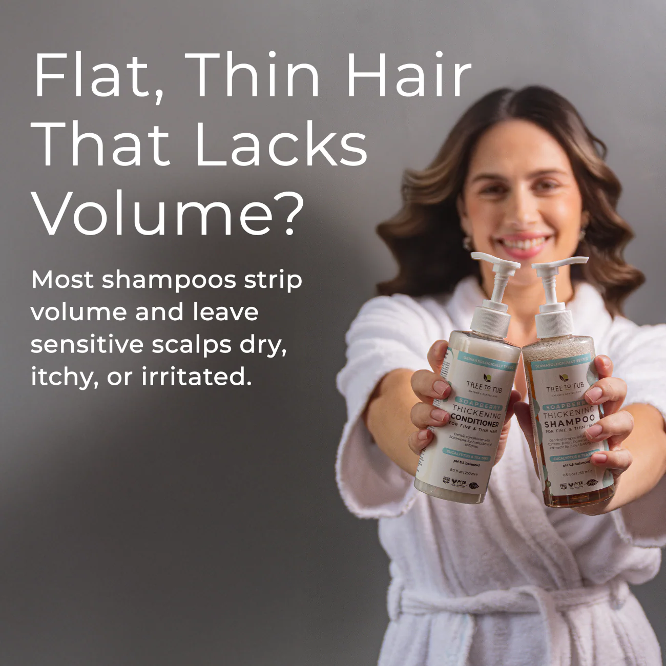 Thickening Caffeine & Biotin Shampoo and Conditioner Set - Image 2