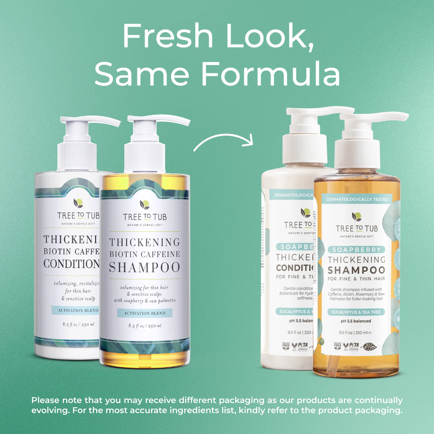 Thickening Caffeine & Biotin Shampoo and Conditioner Set - Image 6