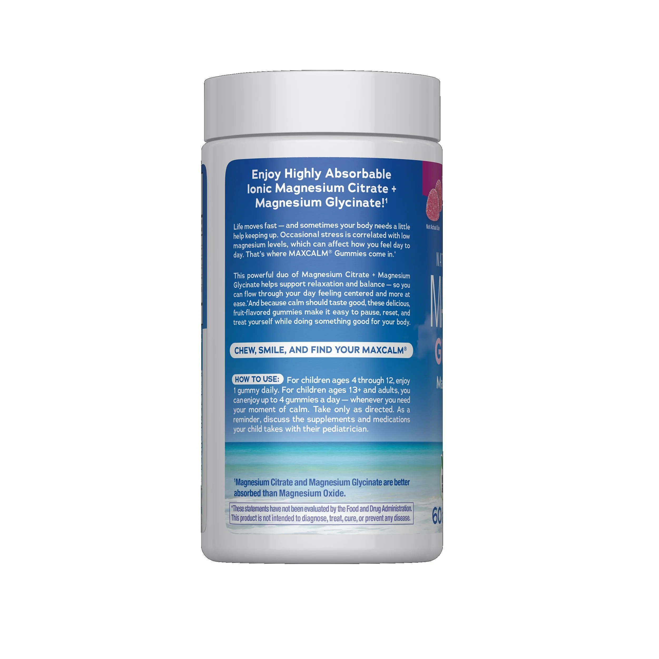MAXCALM Gummies, Raspberry-Lemon - Image 6