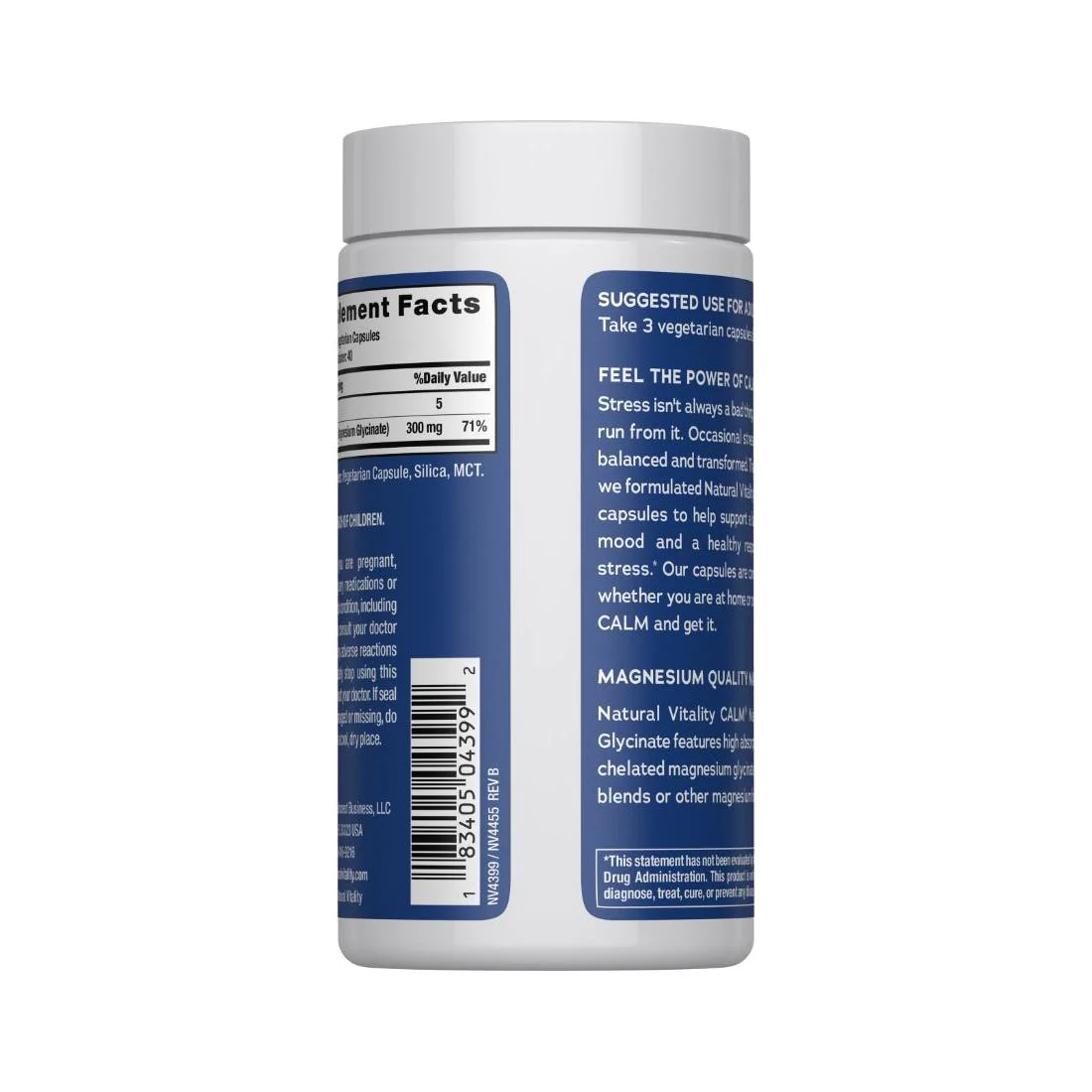 CALM Magnesium Glycinate Capsules - Image 3