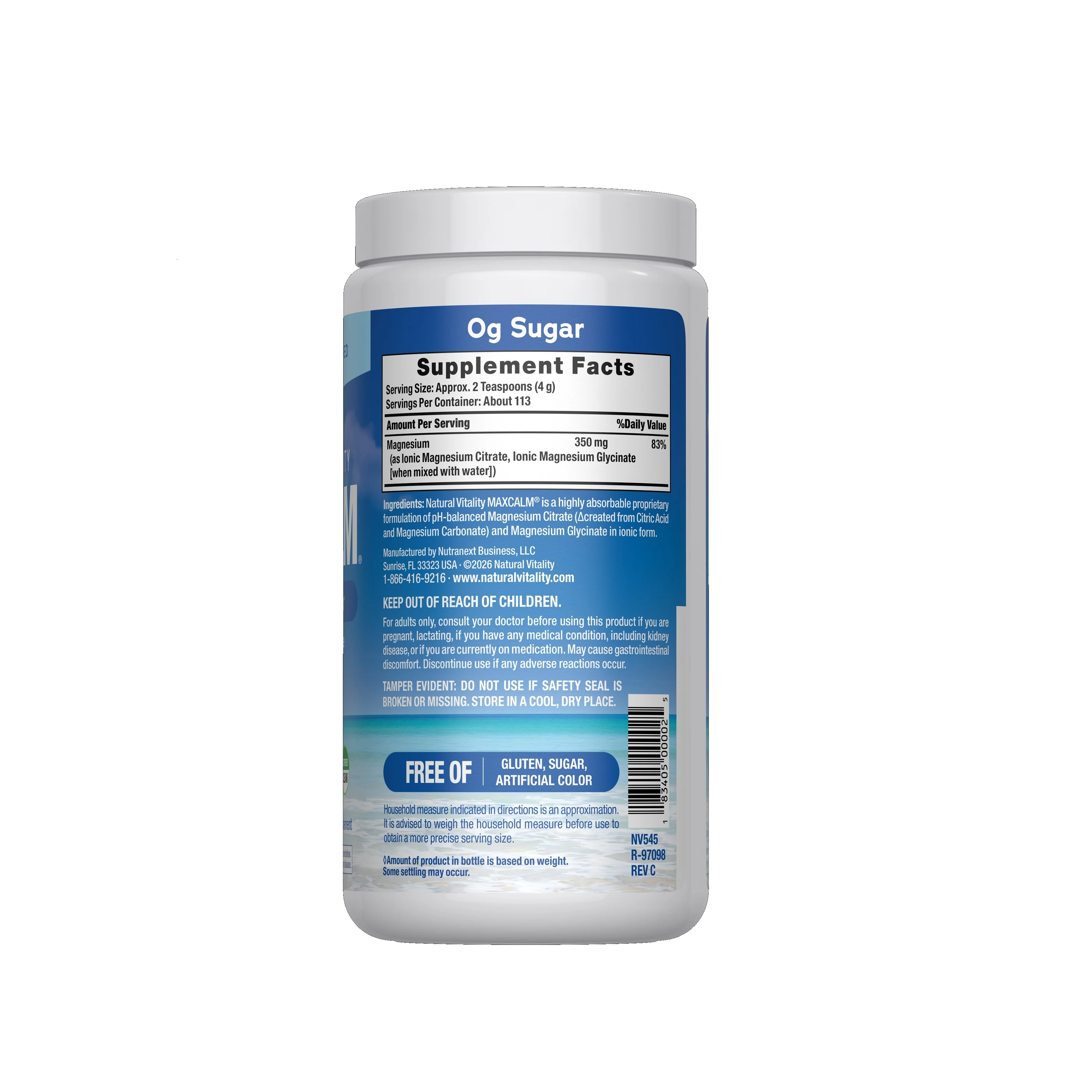 MAXCALM Original Powder - Unflavored - Image 6