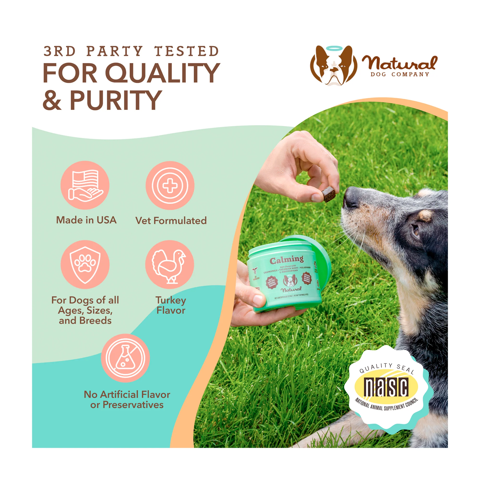 Calming Dog Supplement, Soft Chews - Image 7
