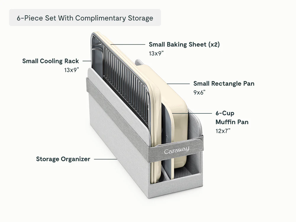 Mini Bakeware Set with Storage - Image 18