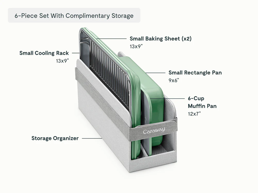 Mini Bakeware Set with Storage - Image 21