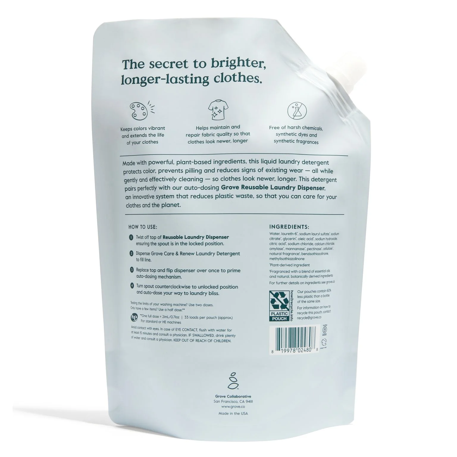 Care & Renew Liquid Laundry Detergent - Image 2