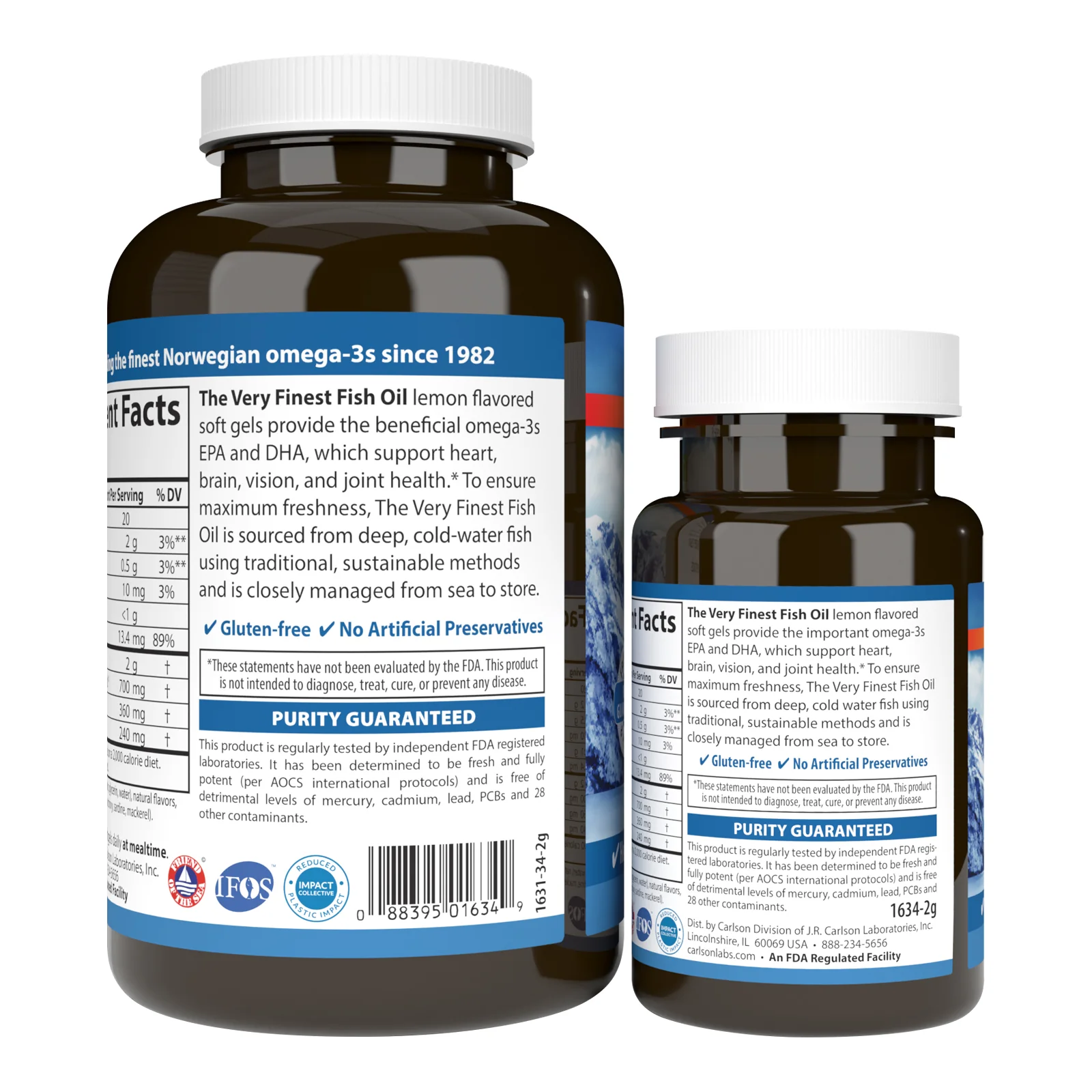The Very Finest Fish Oil, Softgel - 700 mg Omega-3s - Image 4